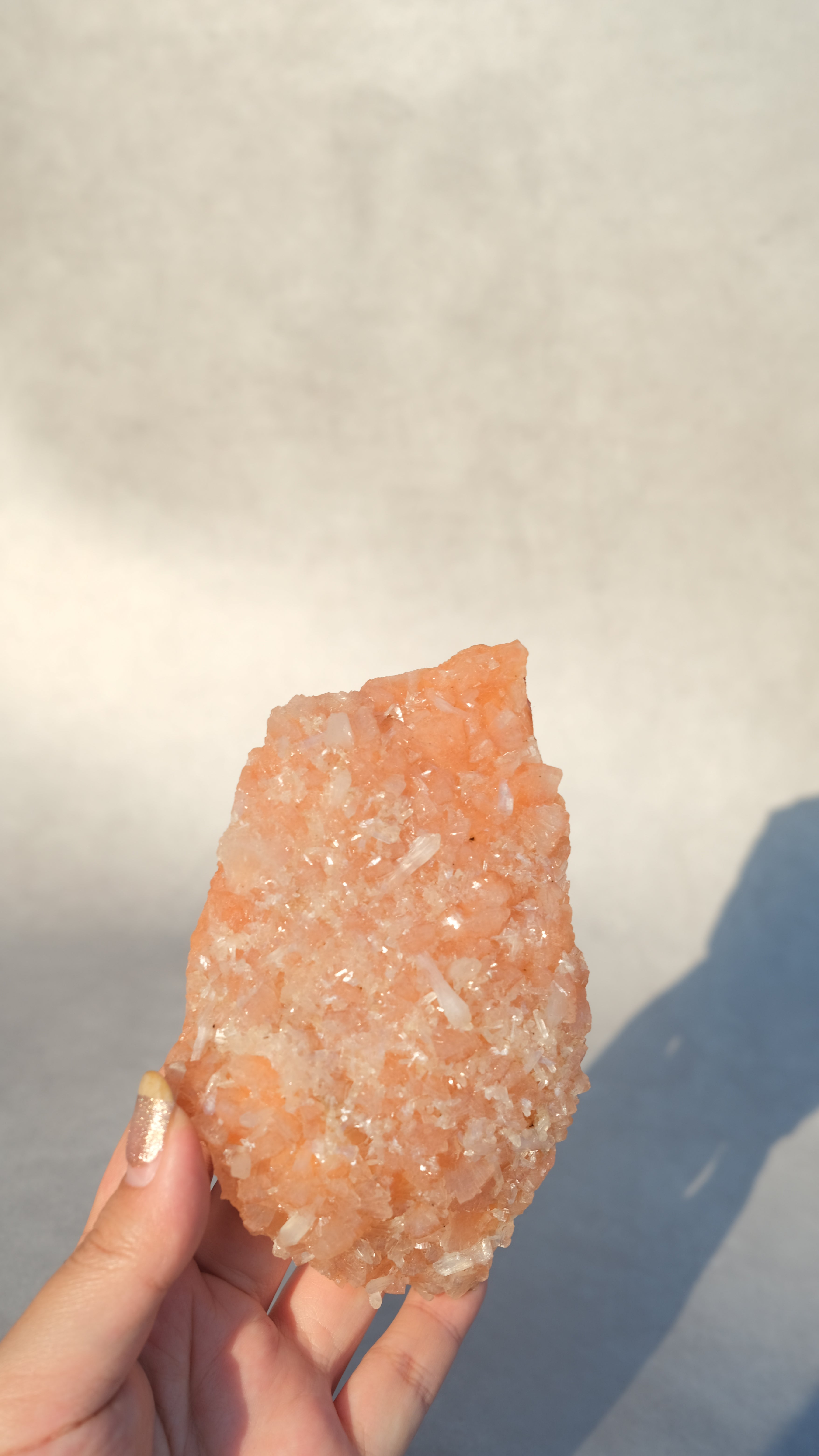 ヒューランダイト｜スティルバイト「桃花水」インド産｜天然石 原石 鉱物標本
