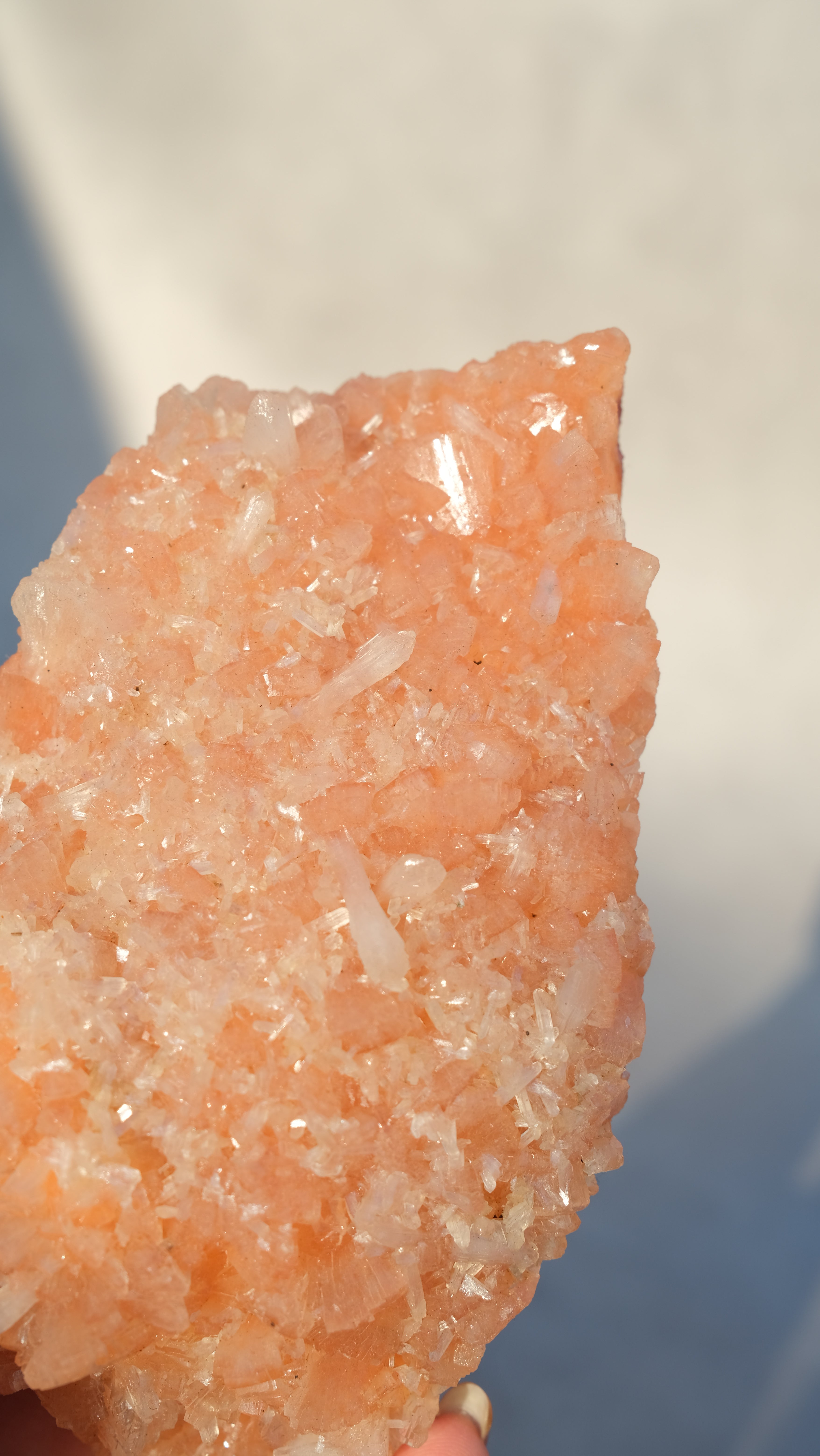 ヒューランダイト｜スティルバイト「桃花水」インド産｜天然石 原石 鉱物標本