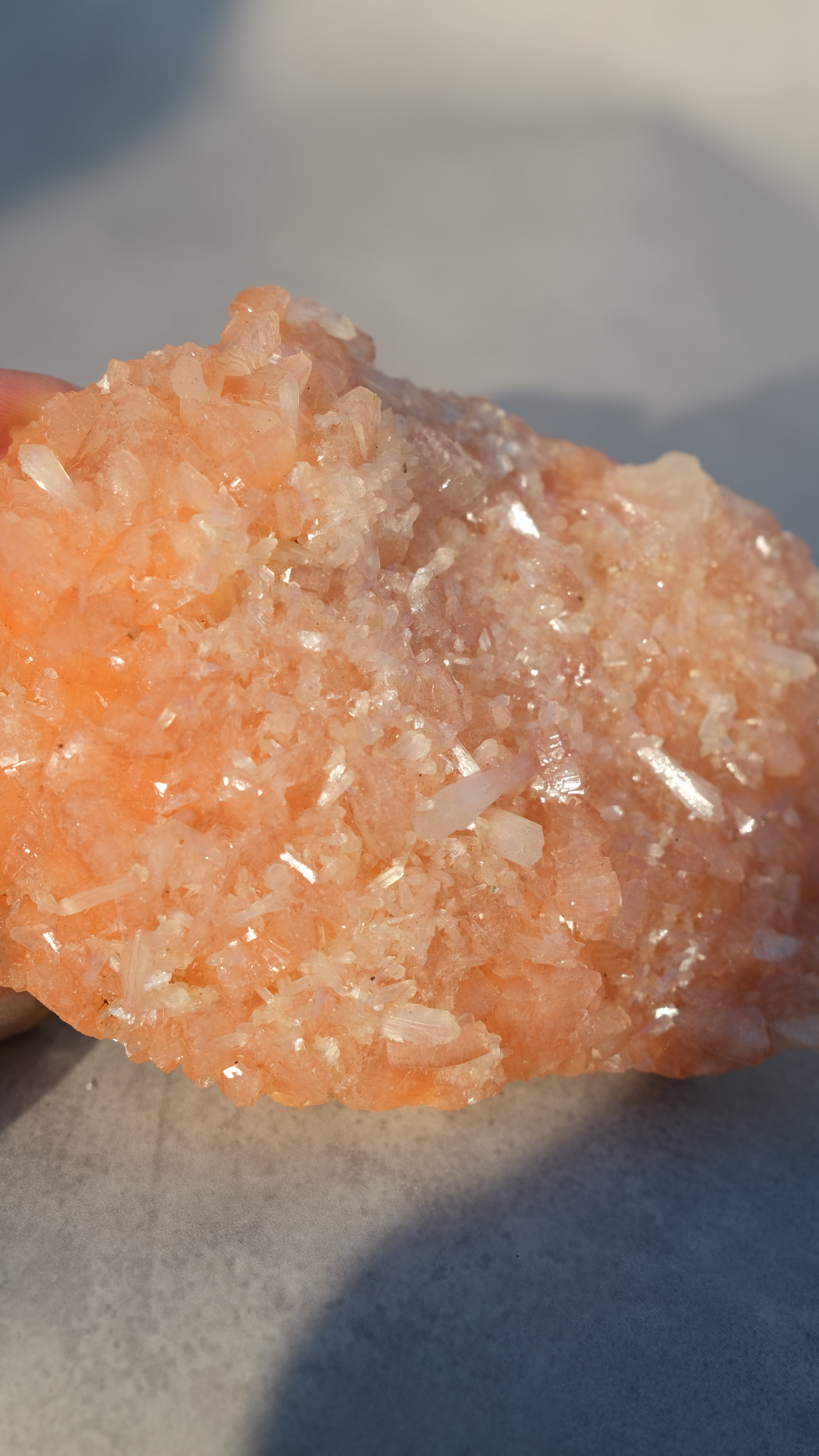 ヒューランダイト｜スティルバイト「桃花水」インド産｜天然石 原石 鉱物標本