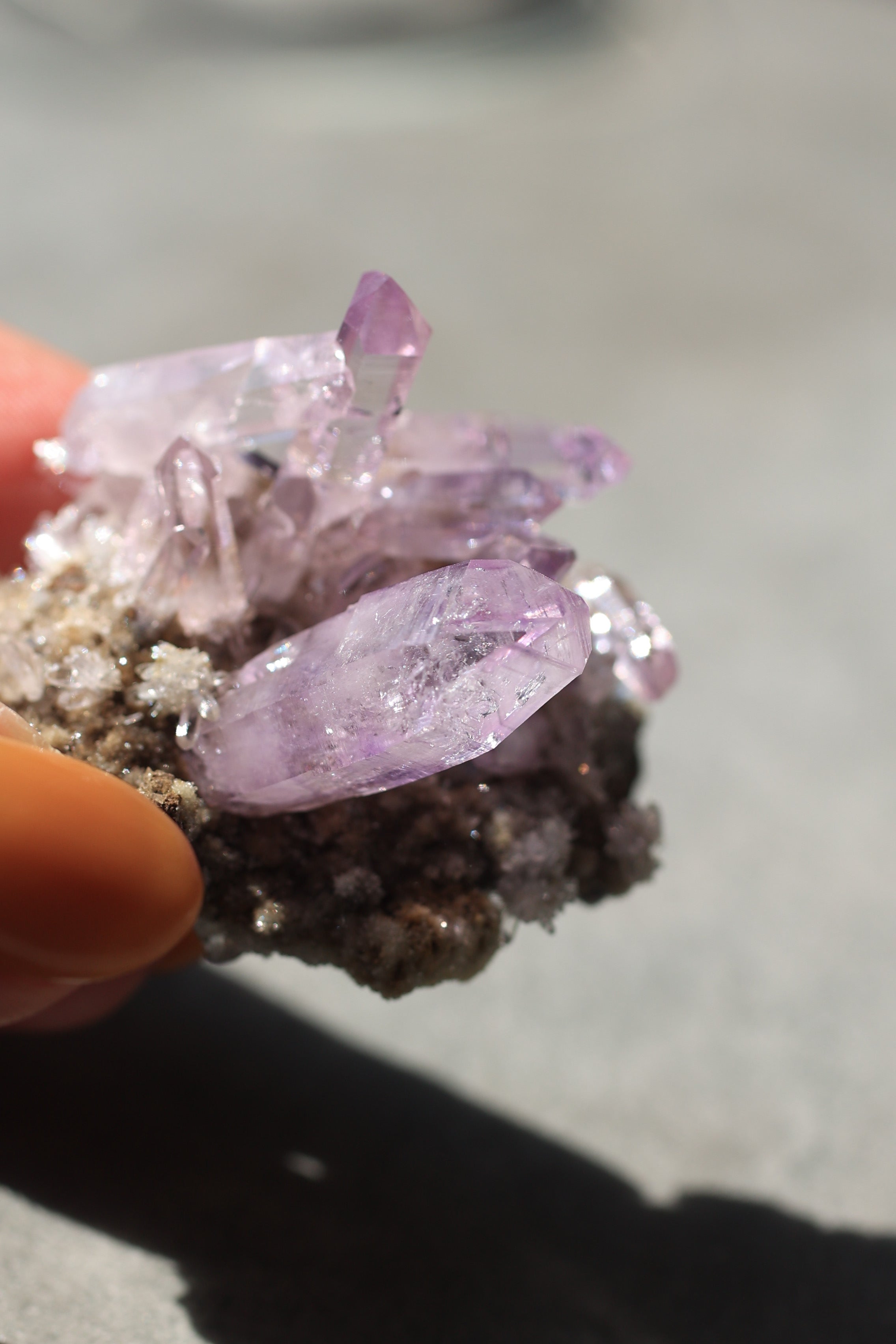 ベラクルスアメジスト「花咲く庭」メキシコ産｜天然石 原石 鉱物標本