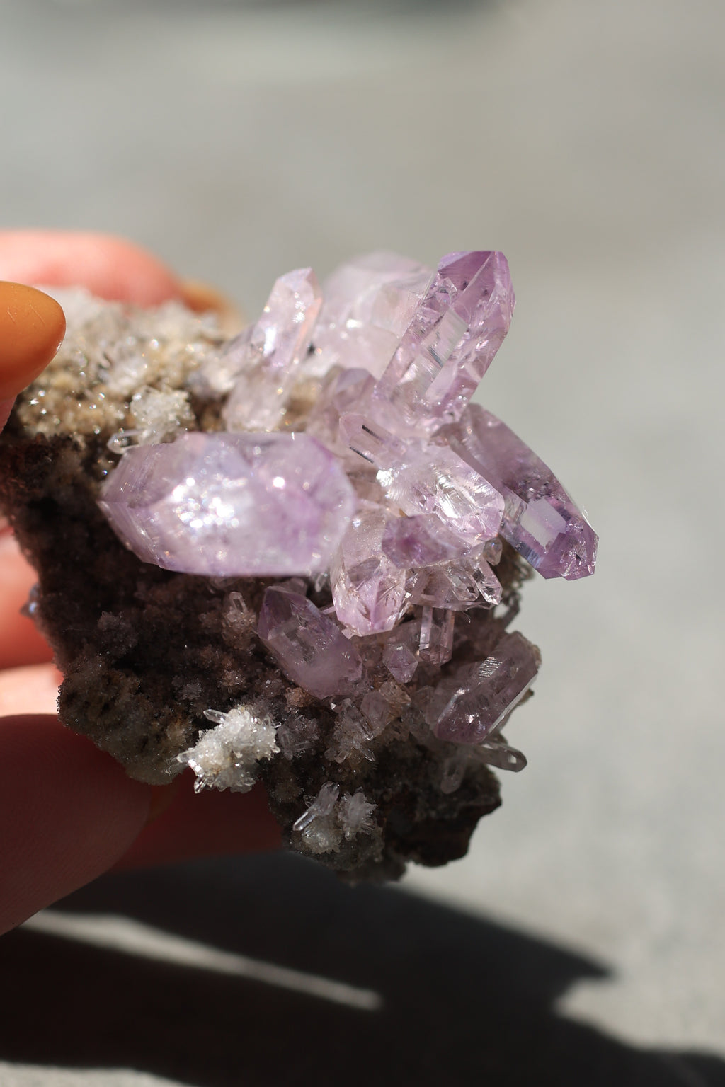 ベラクルスアメジスト「花咲く庭」メキシコ産｜天然石 原石 鉱物標本