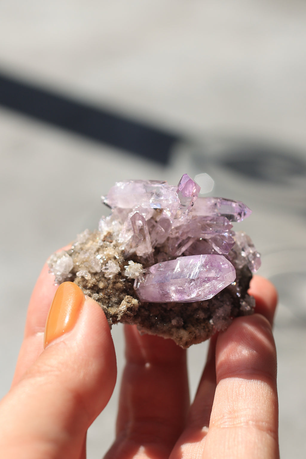 ベラクルスアメジスト「花咲く庭」メキシコ産｜天然石 原石 鉱物標本
