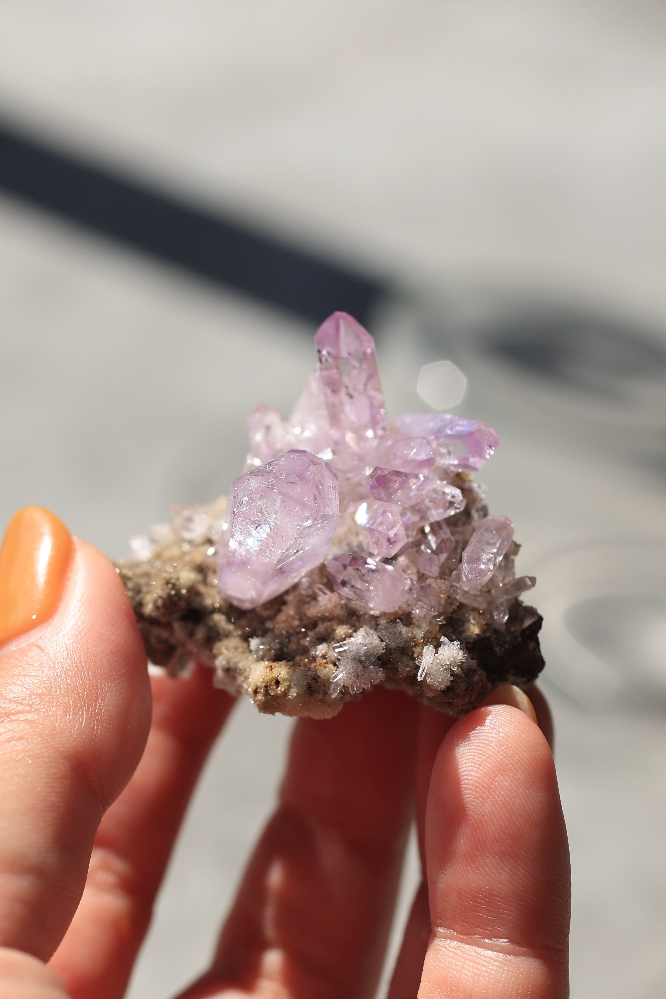 ベラクルスアメジスト「花咲く庭」メキシコ産｜天然石 原石 鉱物標本