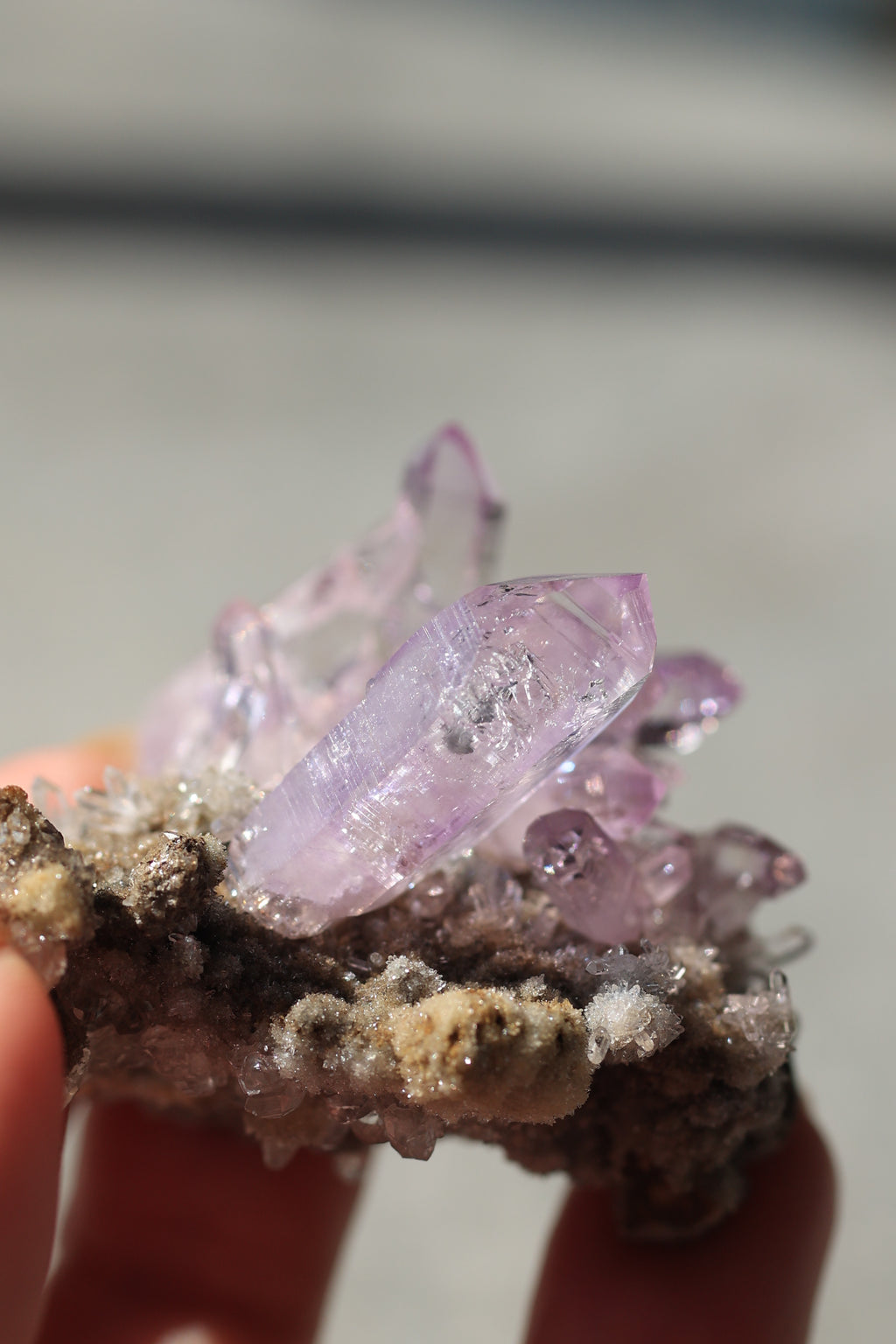 ベラクルスアメジスト「花咲く庭」メキシコ産｜天然石 原石 鉱物標本