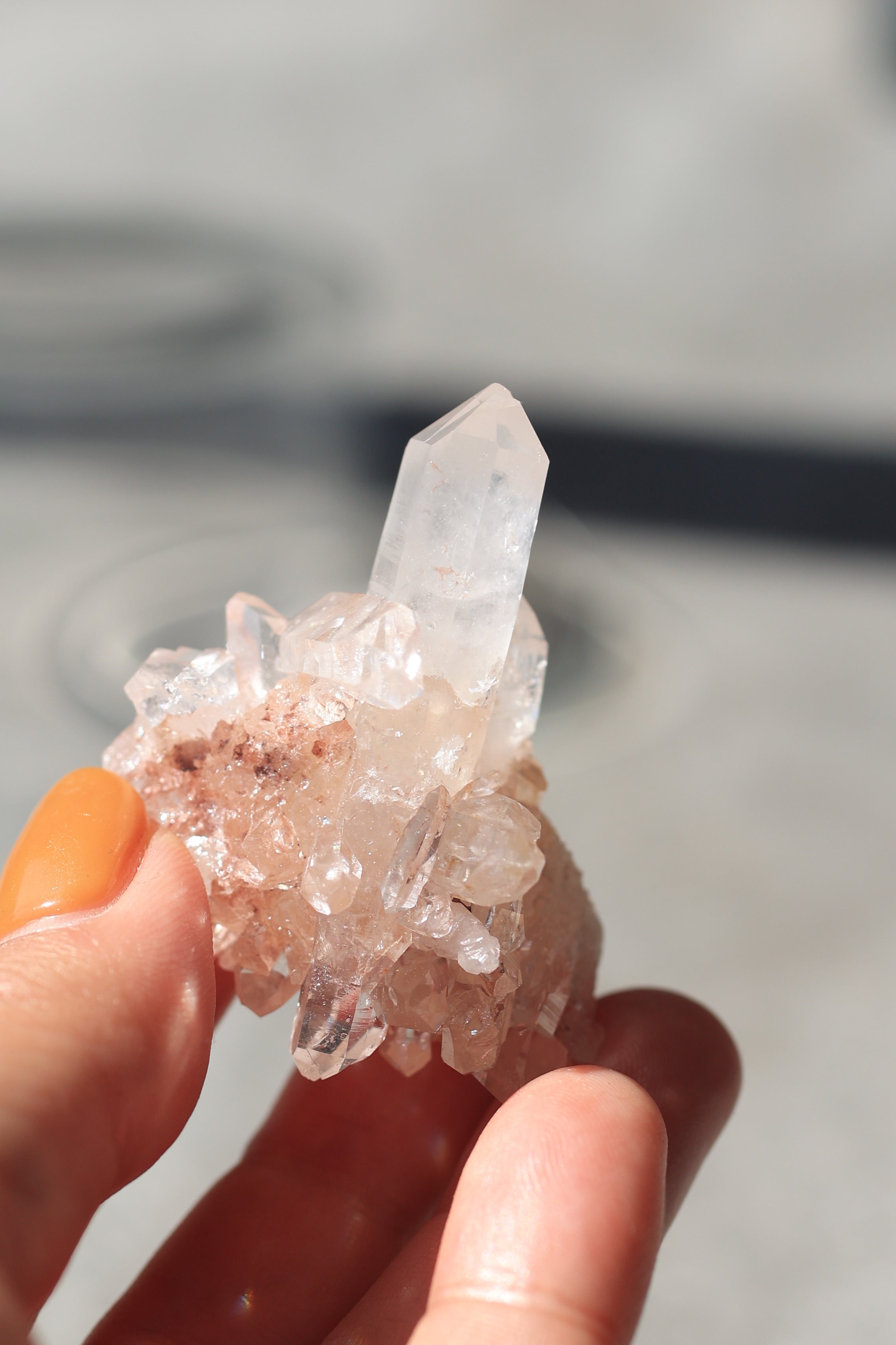 ピンクレムリアン「春の雫」コロンビア産｜天然石 原石 鉱物標本