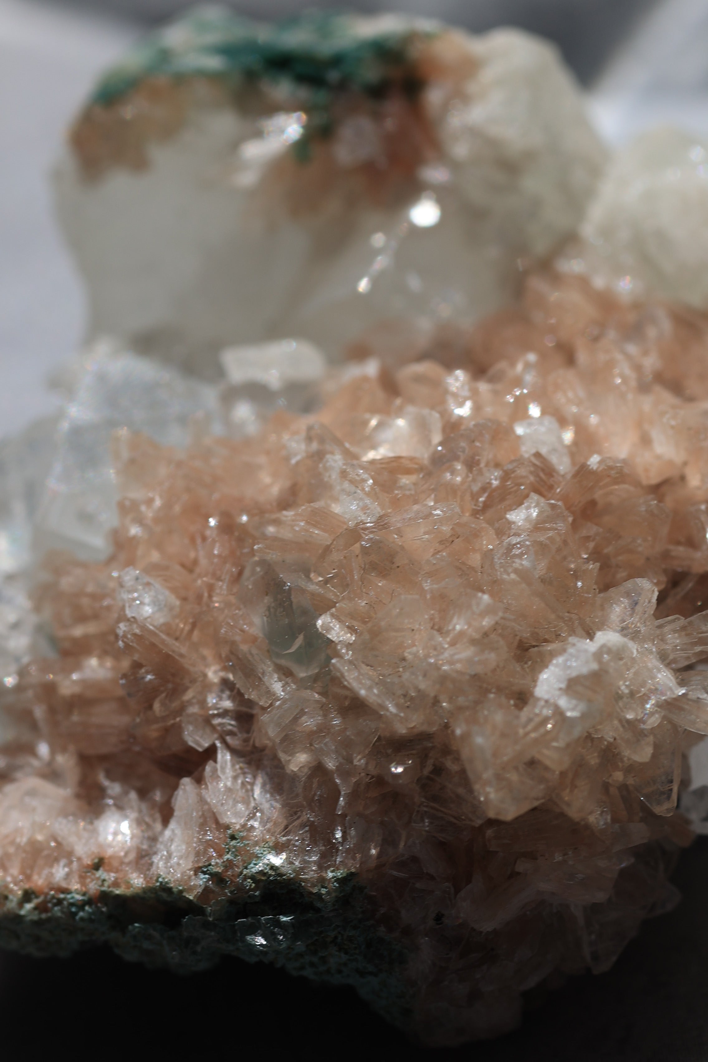 ヒューランダイト｜アポフィライトインド産｜天然石 原石 鉱物標本