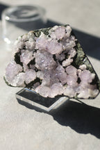 カルールアメジスト｜母岩付き「静かな花園」インド・カルール産｜天然石 原石 鉱物標本