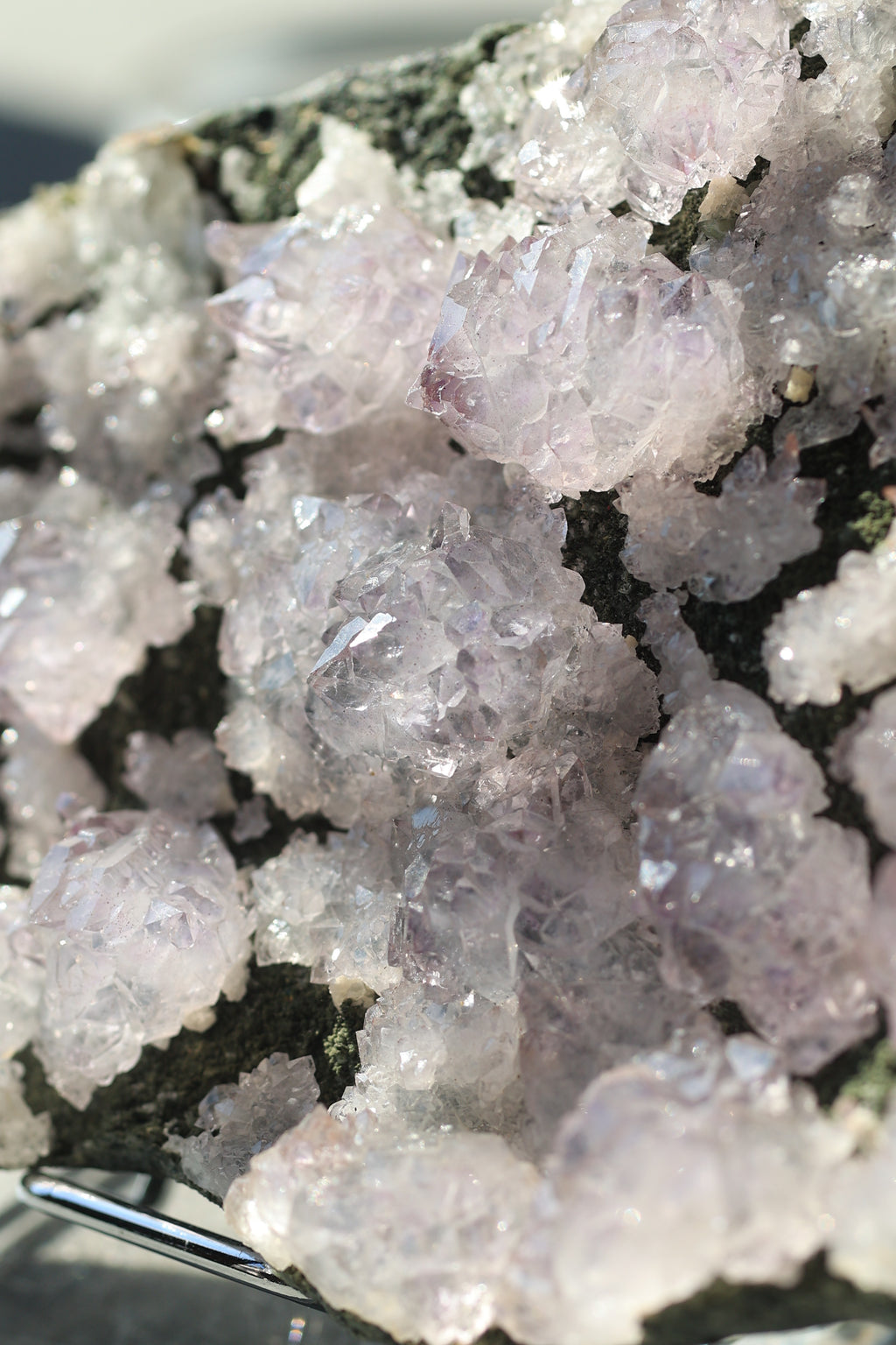 カルールアメジスト｜母岩付き「静かな花園」インド・カルール産｜天然石 原石 鉱物標本