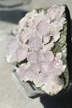 カルールアメジスト｜母岩付き「静かな花園」インド・カルール産｜天然石 原石 鉱物標本