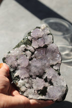 カルールアメジスト｜母岩付き「静かな花園」インド・カルール産｜天然石 原石 鉱物標本
