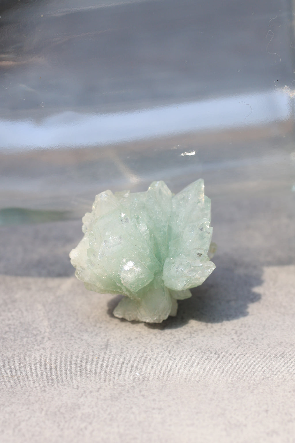 グリーンアポフィライト「春の新芽」インド産｜天然石 原石 鉱物標本