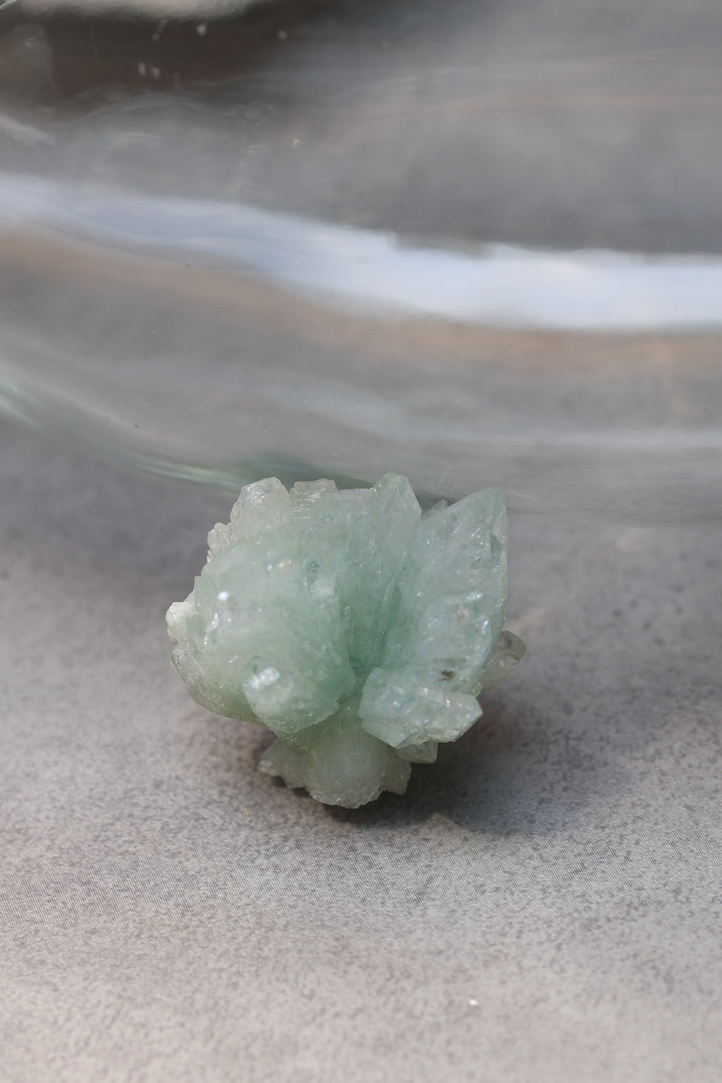 グリーンアポフィライト「春の新芽」インド産｜天然石 原石 鉱物標本