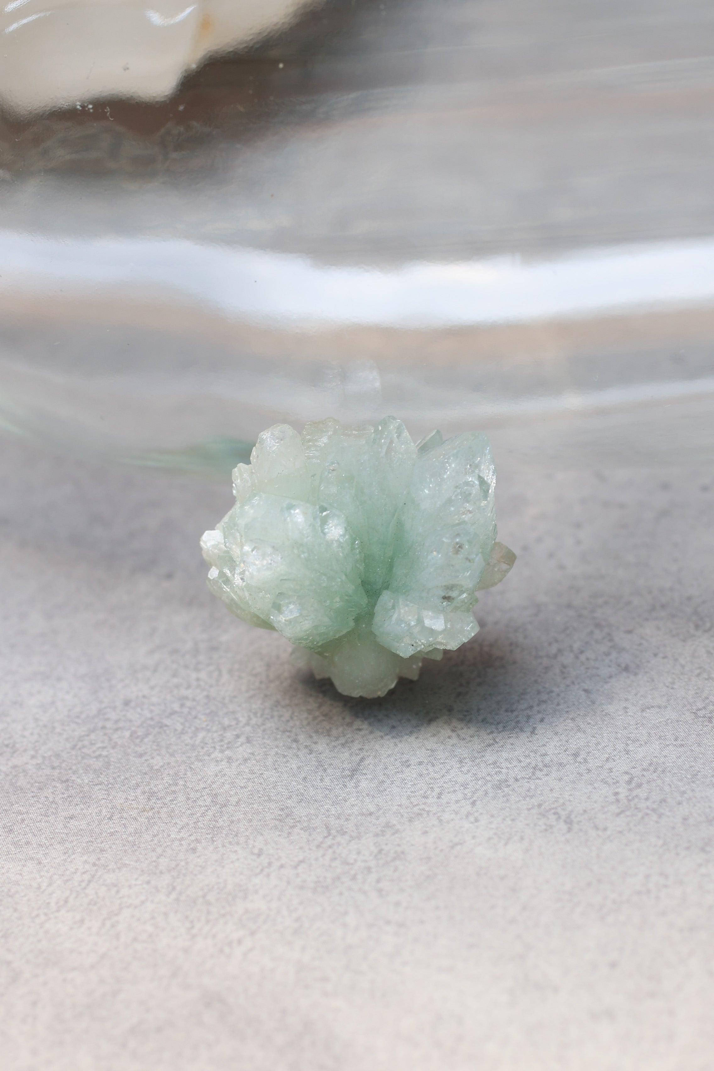 グリーンアポフィライト「春の新芽」インド産｜天然石 原石 鉱物標本