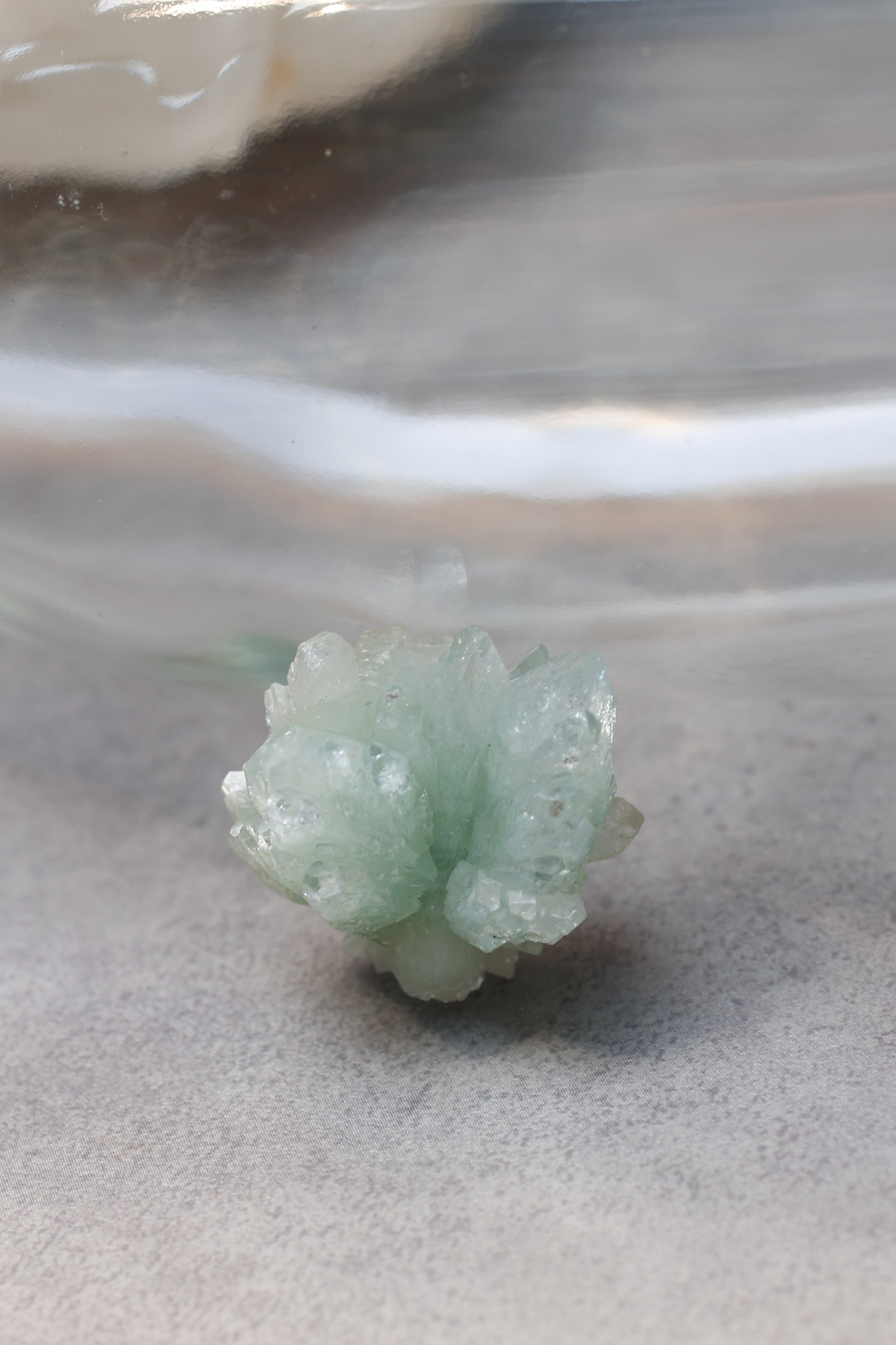 グリーンアポフィライト「春の新芽」インド産｜天然石 原石 鉱物標本