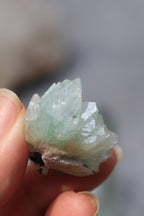 グリーンアポフィライト「春の新芽」インド産｜天然石 原石 鉱物標本