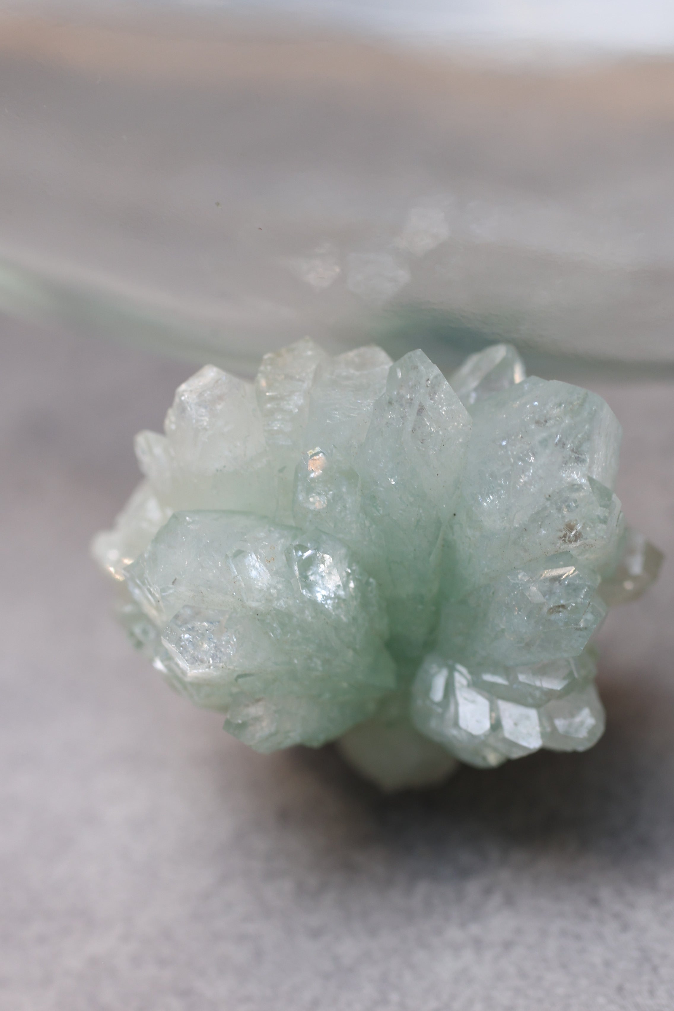 グリーンアポフィライト「春の新芽」インド産｜天然石 原石 鉱物標本