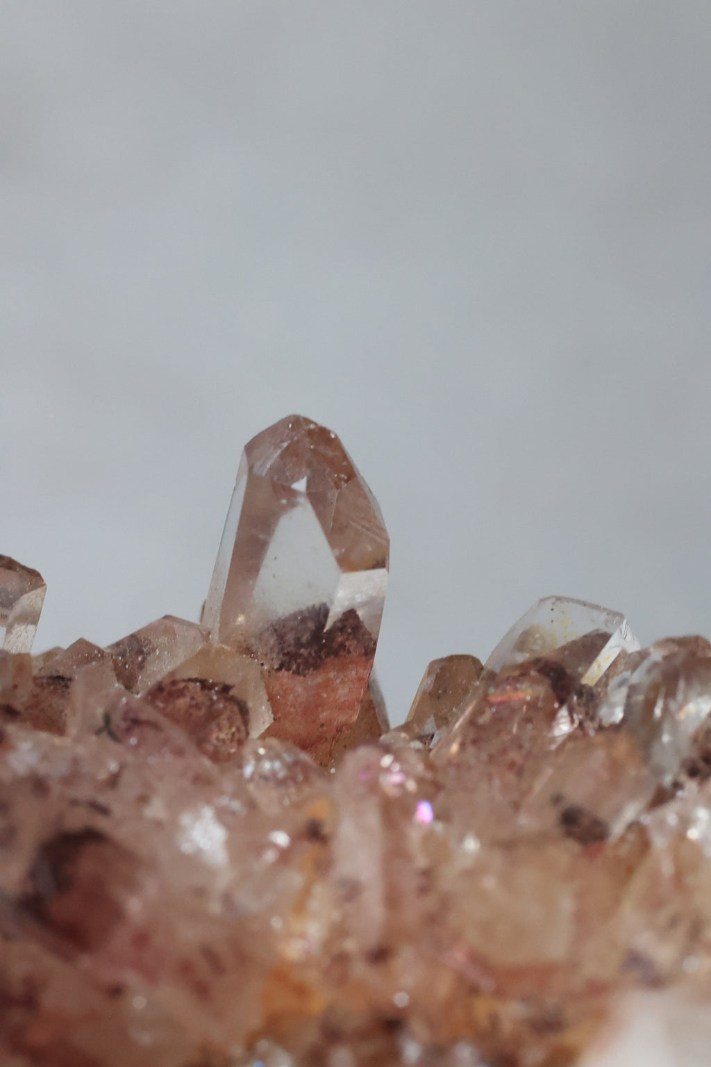 レッドファントムクラスター「大地の幻影」メキシコ産｜天然石 原石 鉱物標本