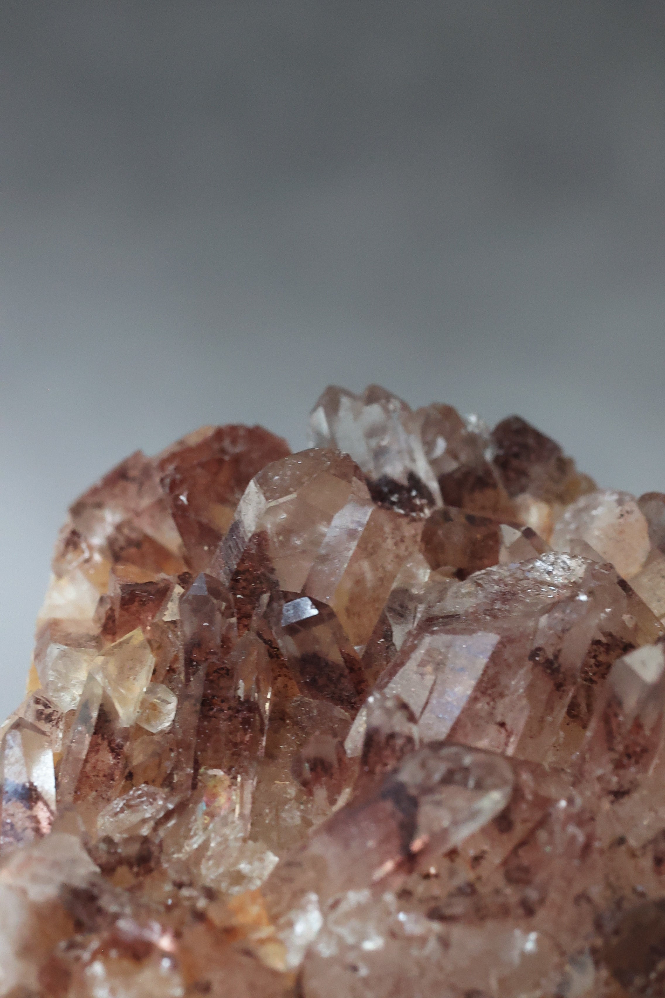 レッドファントムクラスター「大地の幻影」メキシコ産｜天然石 原石 鉱物標本