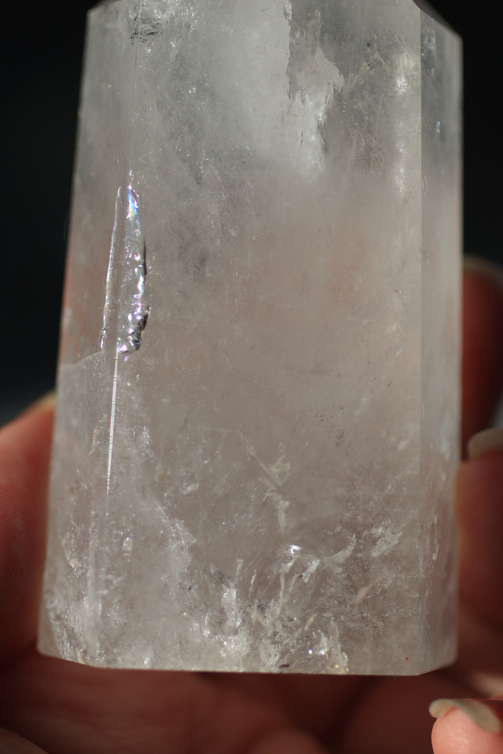 水晶タワー｜ポリッシュ「澄んだ風」マダガスカル産｜天然石 鉱物標本