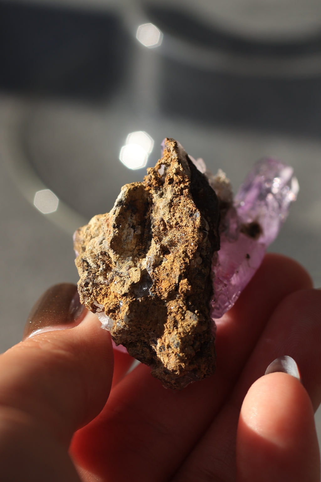ベラクルスアメジスト「雫きらり」メキシコ産｜天然石 原石 鉱物標本