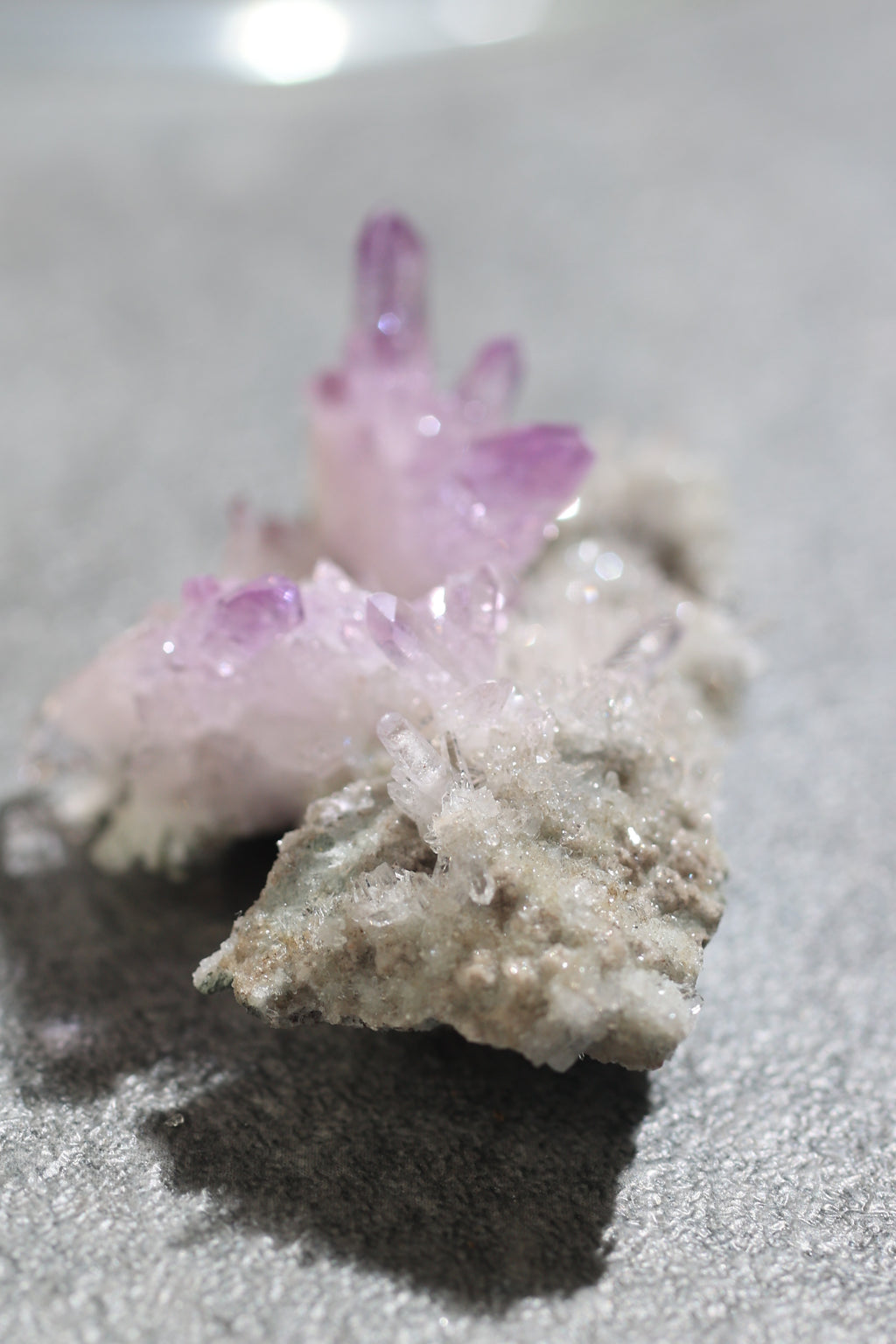 ベラクルスアメジスト「きらめく花霞」メキシコ産｜天然石 原石 鉱物標本