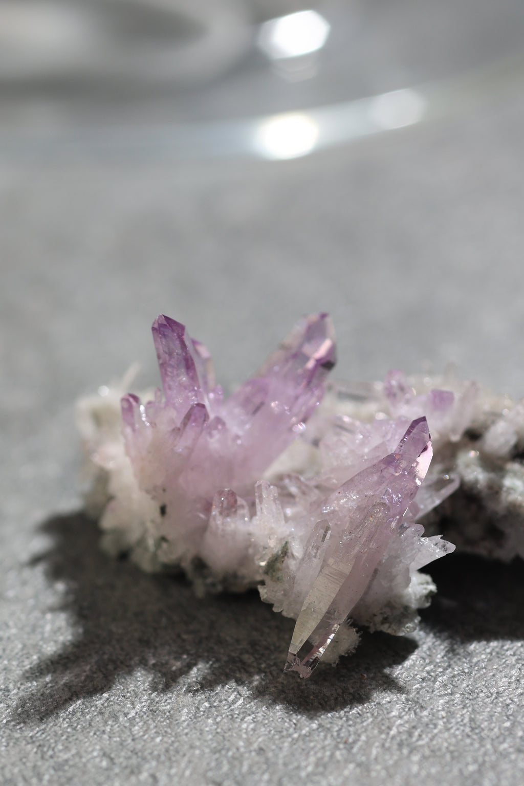 ベラクルスアメジスト「きらめく花霞」メキシコ産｜天然石 原石 鉱物標本
