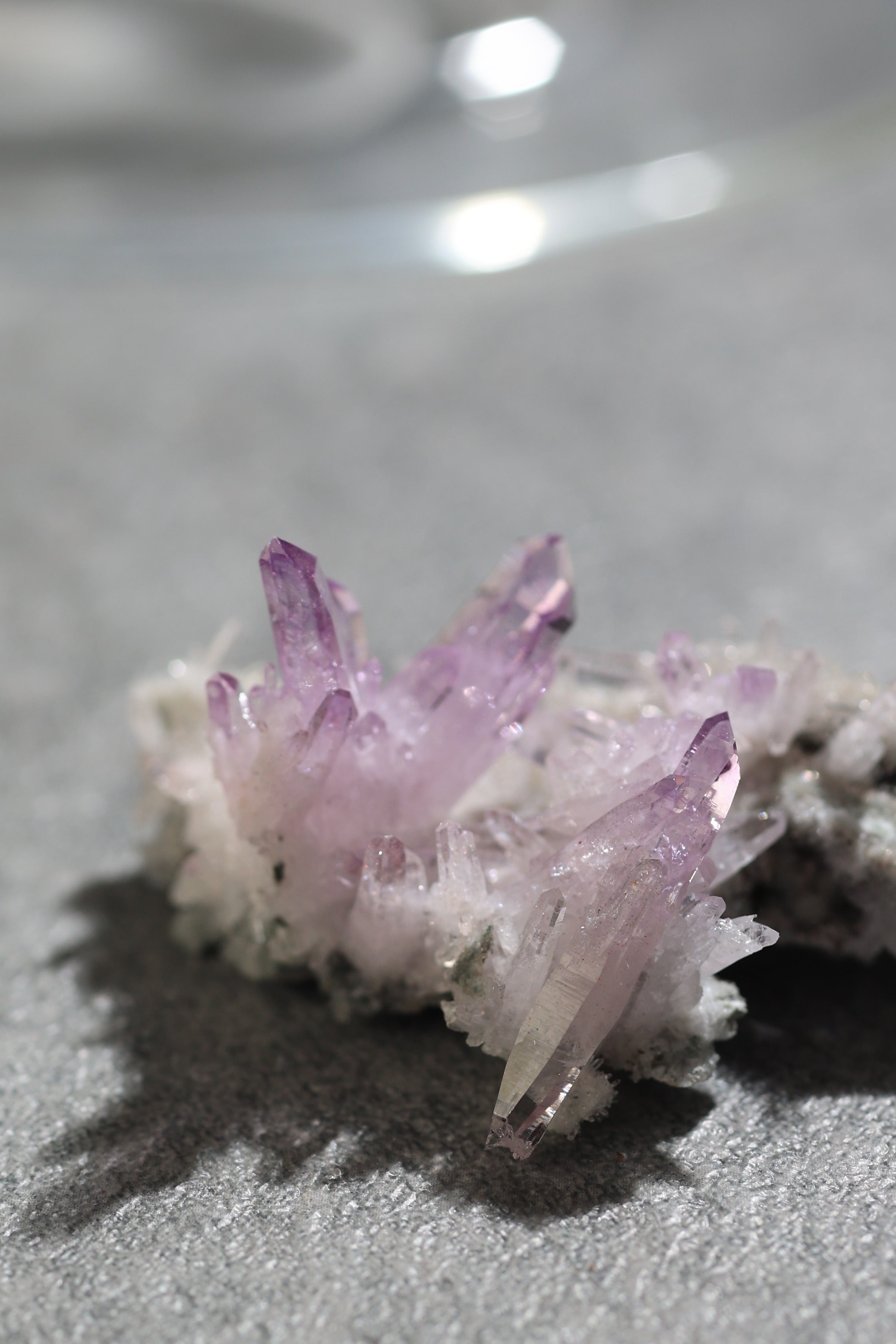 ベラクルスアメジスト「きらめく花霞」メキシコ産｜天然石 原石 鉱物標本