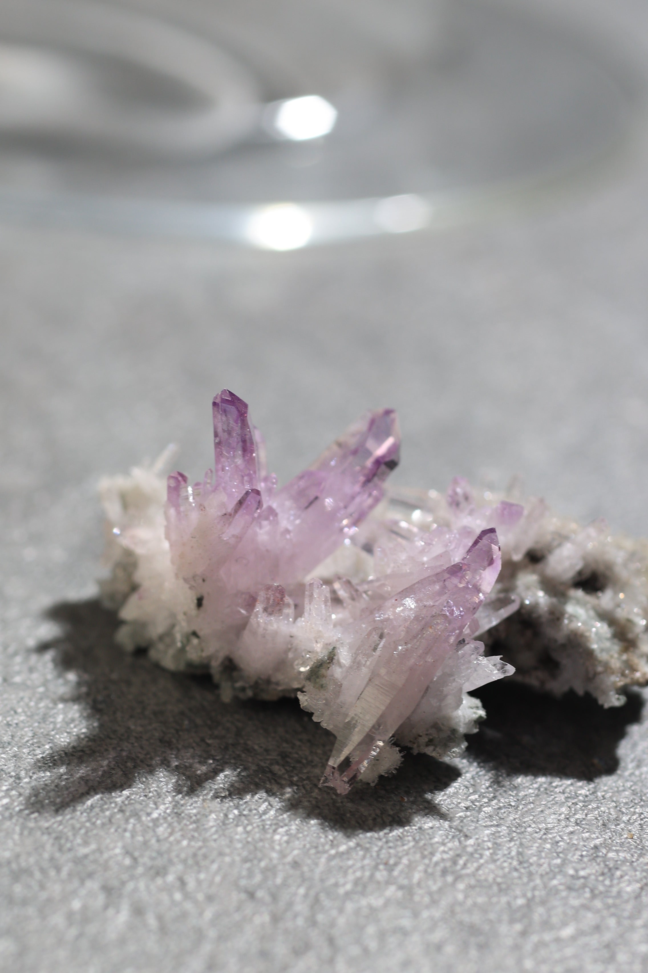 ベラクルスアメジスト「きらめく花霞」メキシコ産｜天然石 原石 鉱物標本