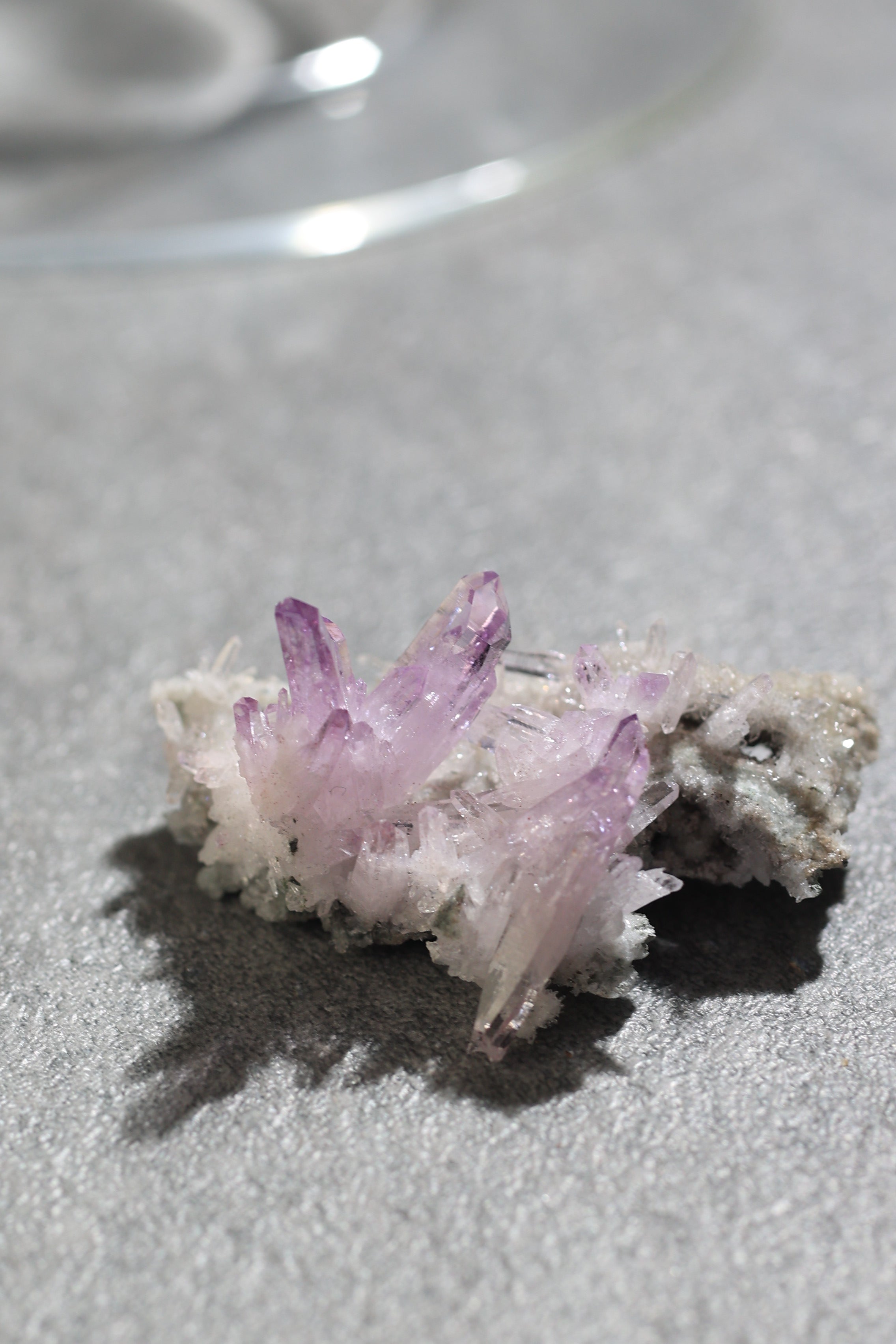 ベラクルスアメジスト「きらめく花霞」メキシコ産｜天然石 原石 鉱物標本