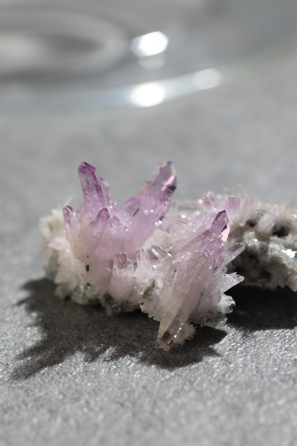 ベラクルスアメジスト「きらめく花霞」メキシコ産｜天然石 原石 鉱物標本