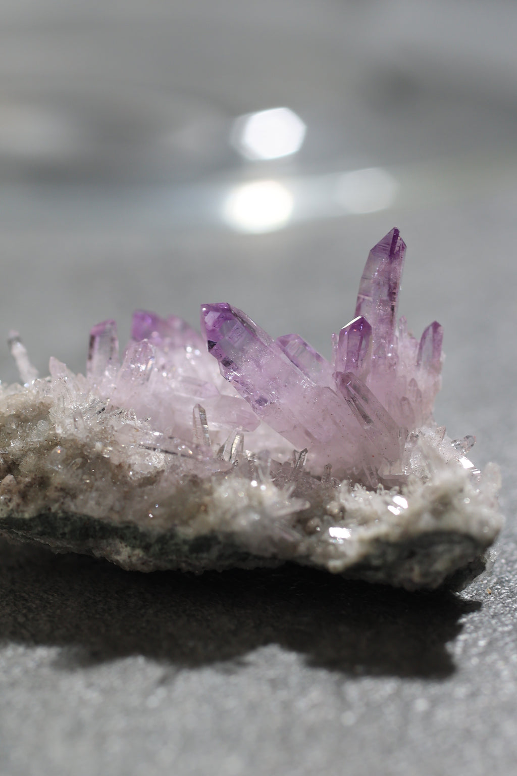 ベラクルスアメジスト「きらめく花霞」メキシコ産｜天然石 原石 鉱物標本