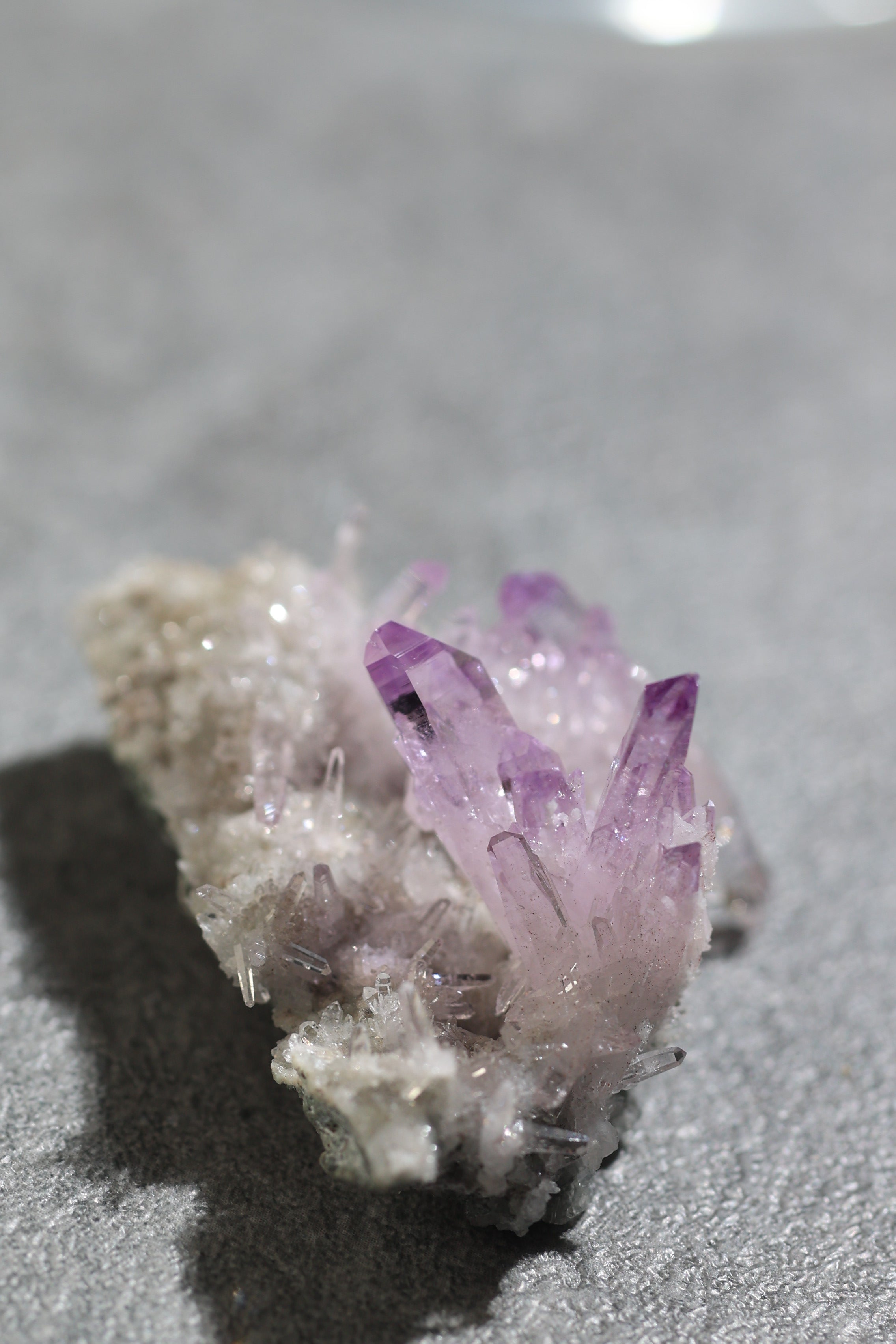 ベラクルスアメジスト「きらめく花霞」メキシコ産｜天然石 原石 鉱物標本