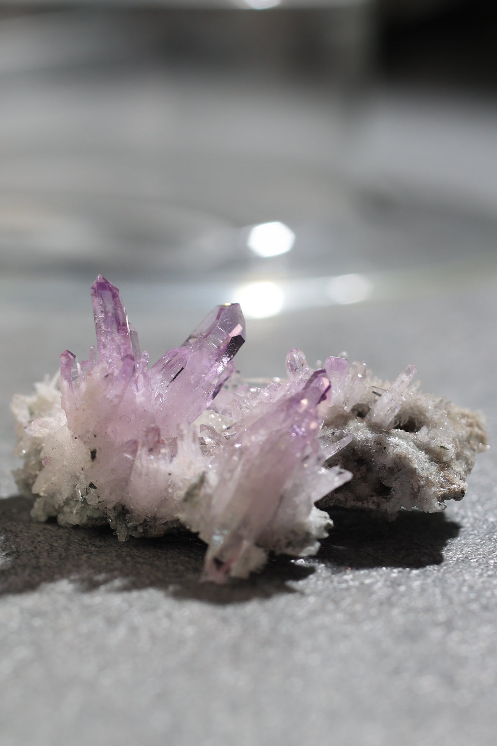 ベラクルスアメジスト「きらめく花霞」メキシコ産｜天然石 原石 鉱物標本