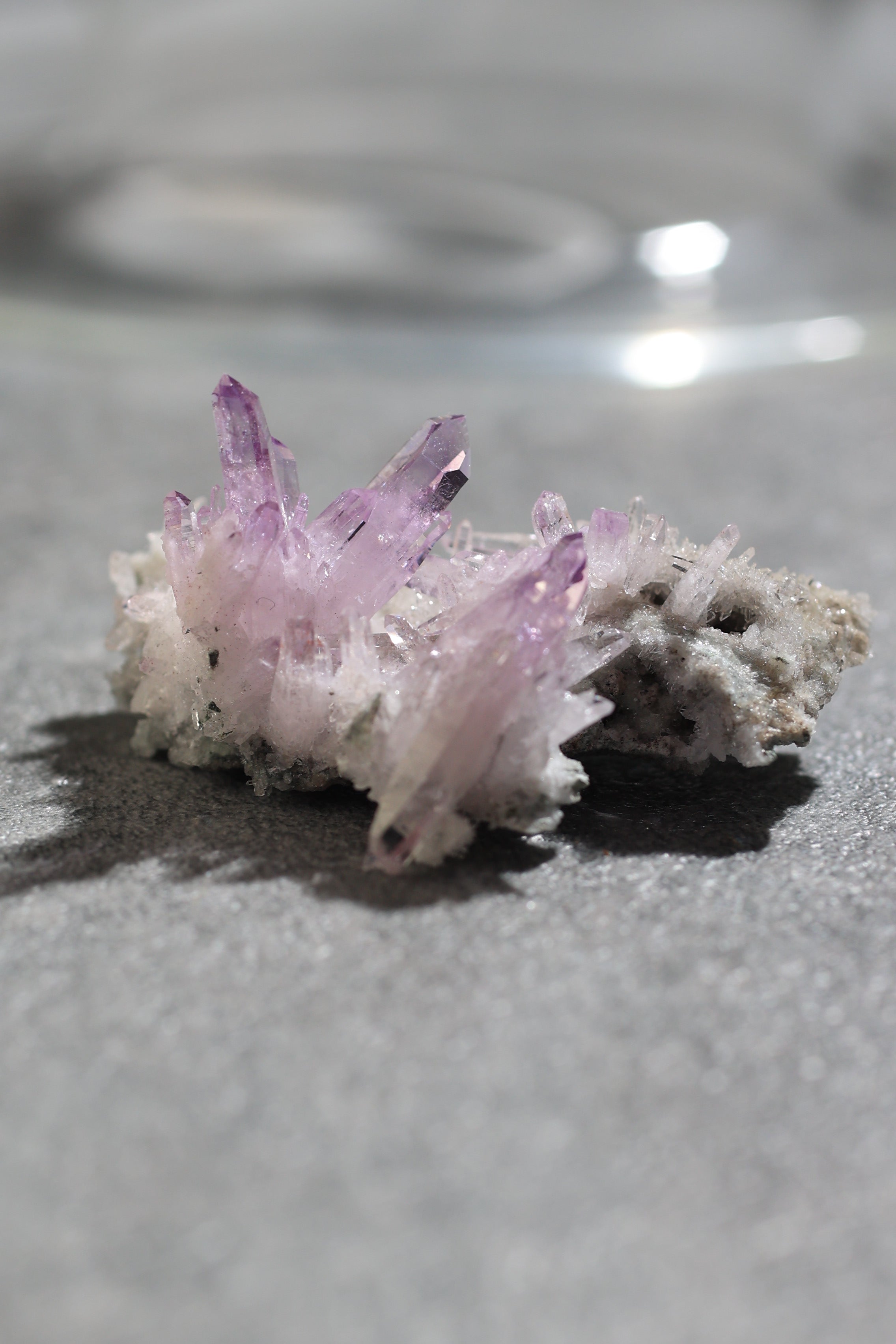 ベラクルスアメジスト「きらめく花霞」メキシコ産｜天然石 原石 鉱物標本