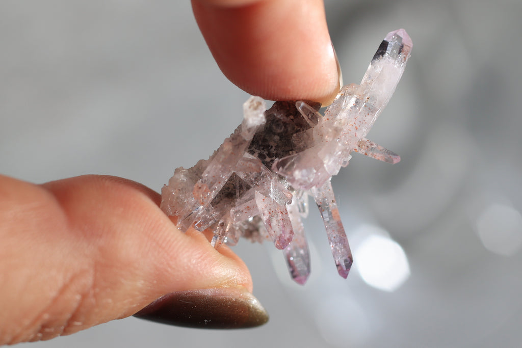 ベラクルスアメジスト「雲間のひかり」メキシコ産｜天然石 原石 鉱物標本
