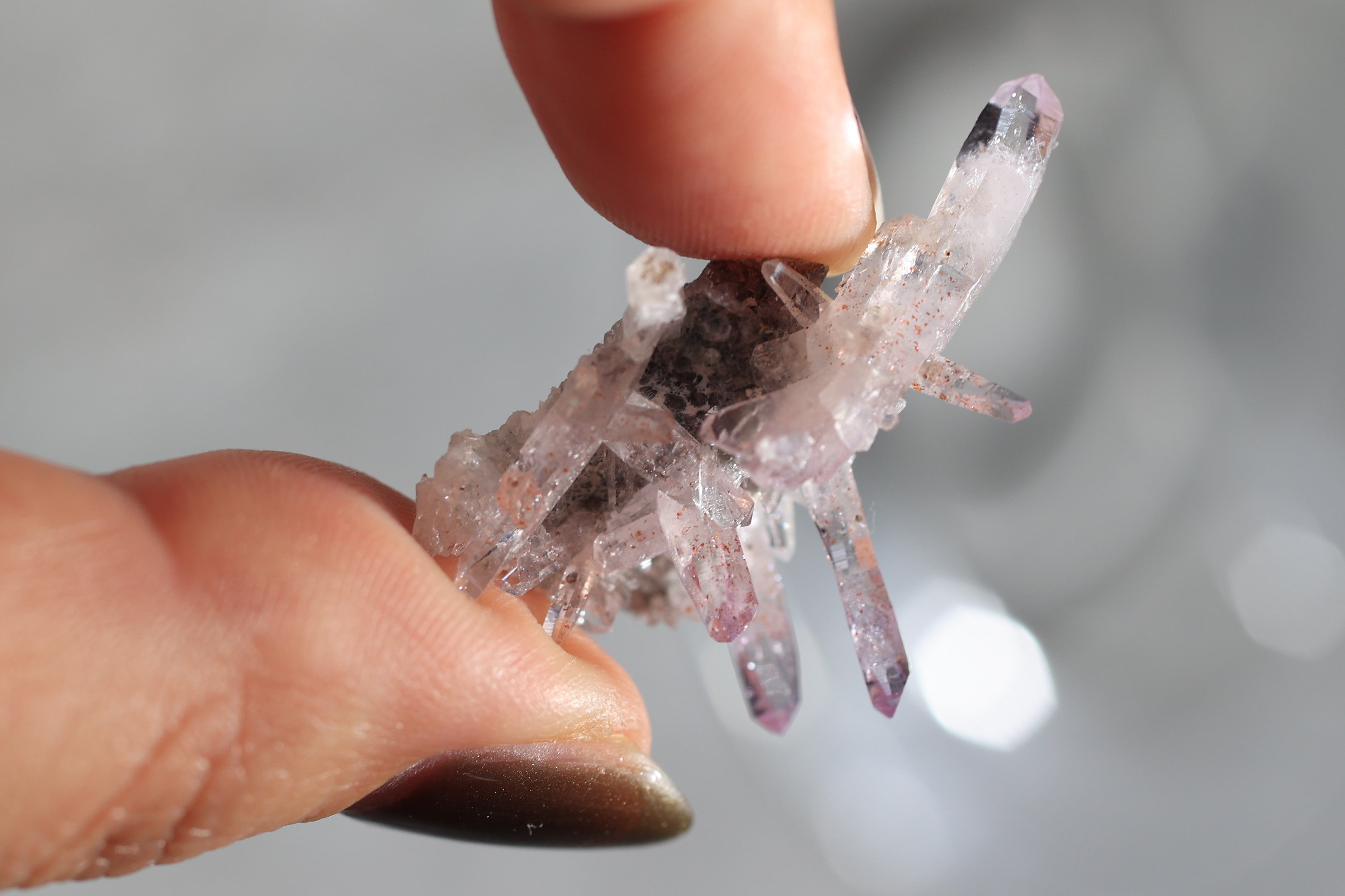ベラクルスアメジスト「雲間のひかり」メキシコ産｜天然石 原石 鉱物標本