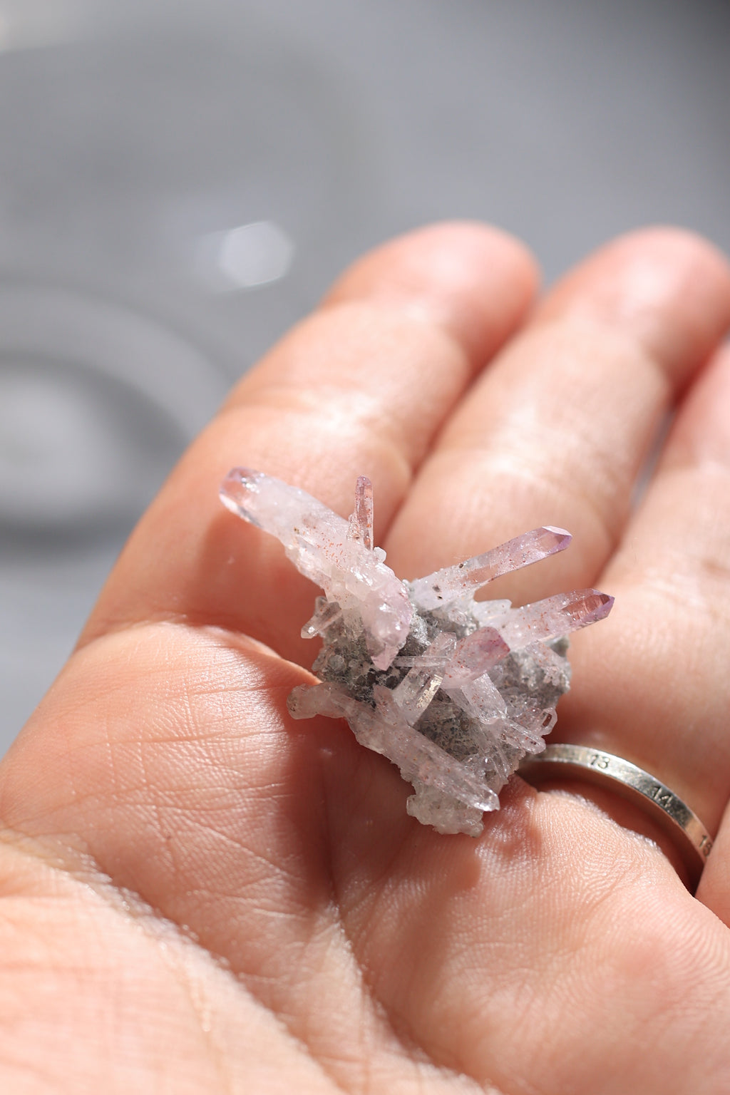 ベラクルスアメジスト「雲間のひかり」メキシコ産｜天然石 原石 鉱物標本