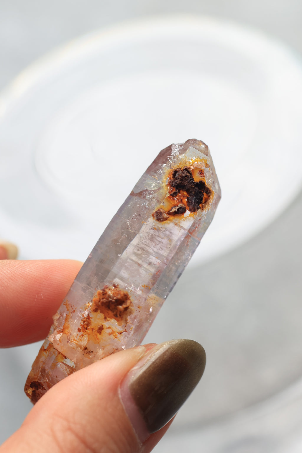 エンハイドロ（水入り）ベラクルスアメジスト「森の光」メキシコ産｜天然石 原石 鉱物標本