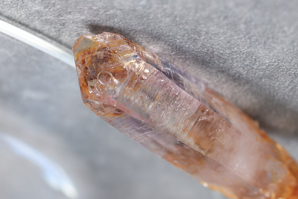 エンハイドロ（水入り）ベラクルスアメジスト「森の光」メキシコ産｜天然石 原石 鉱物標本