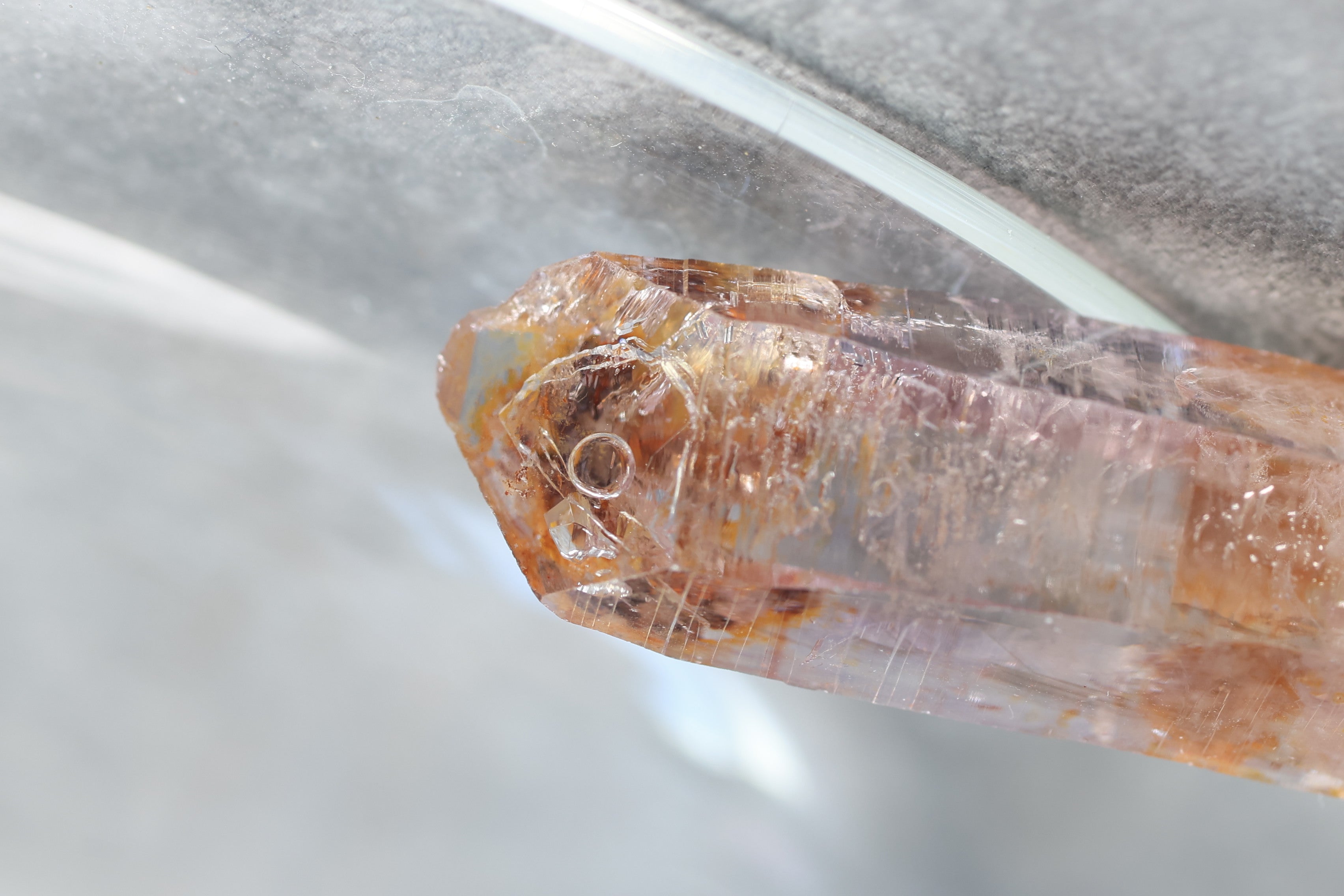 エンハイドロ（水入り）ベラクルスアメジスト「森の光」メキシコ産｜天然石 原石 鉱物標本