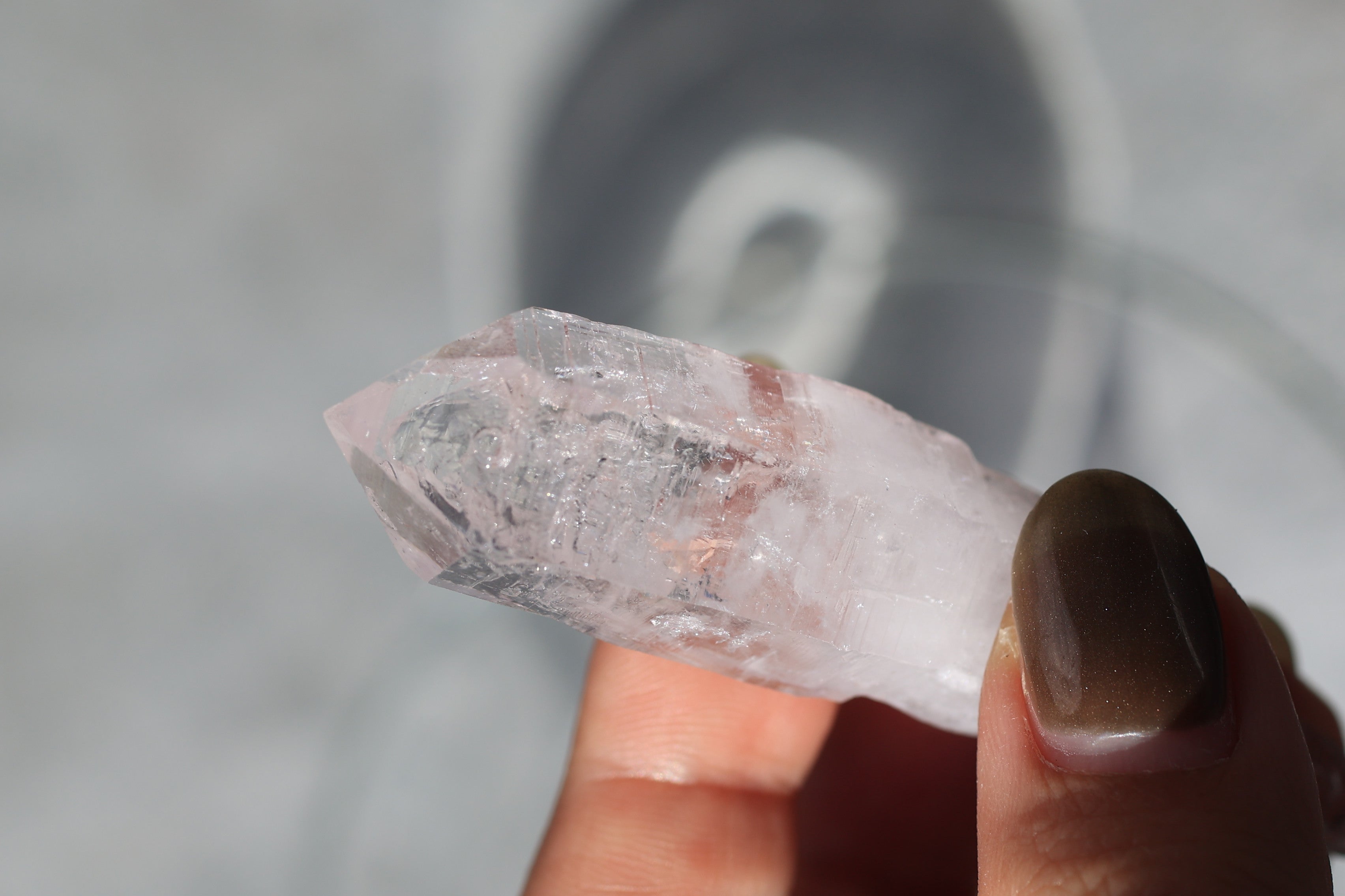 エンハイドロ（水入り）ベラクルスアメジスト「溢れる光」メキシコ産｜天然石 原石 鉱物標本