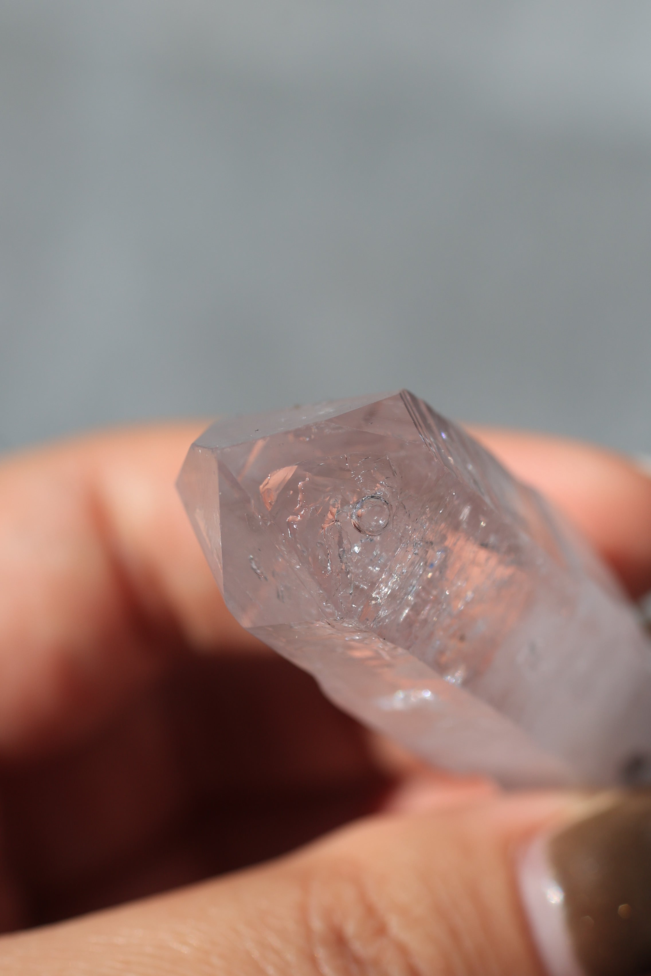 エンハイドロ（水入り）ベラクルスアメジスト「溢れる光」メキシコ産｜天然石 原石 鉱物標本