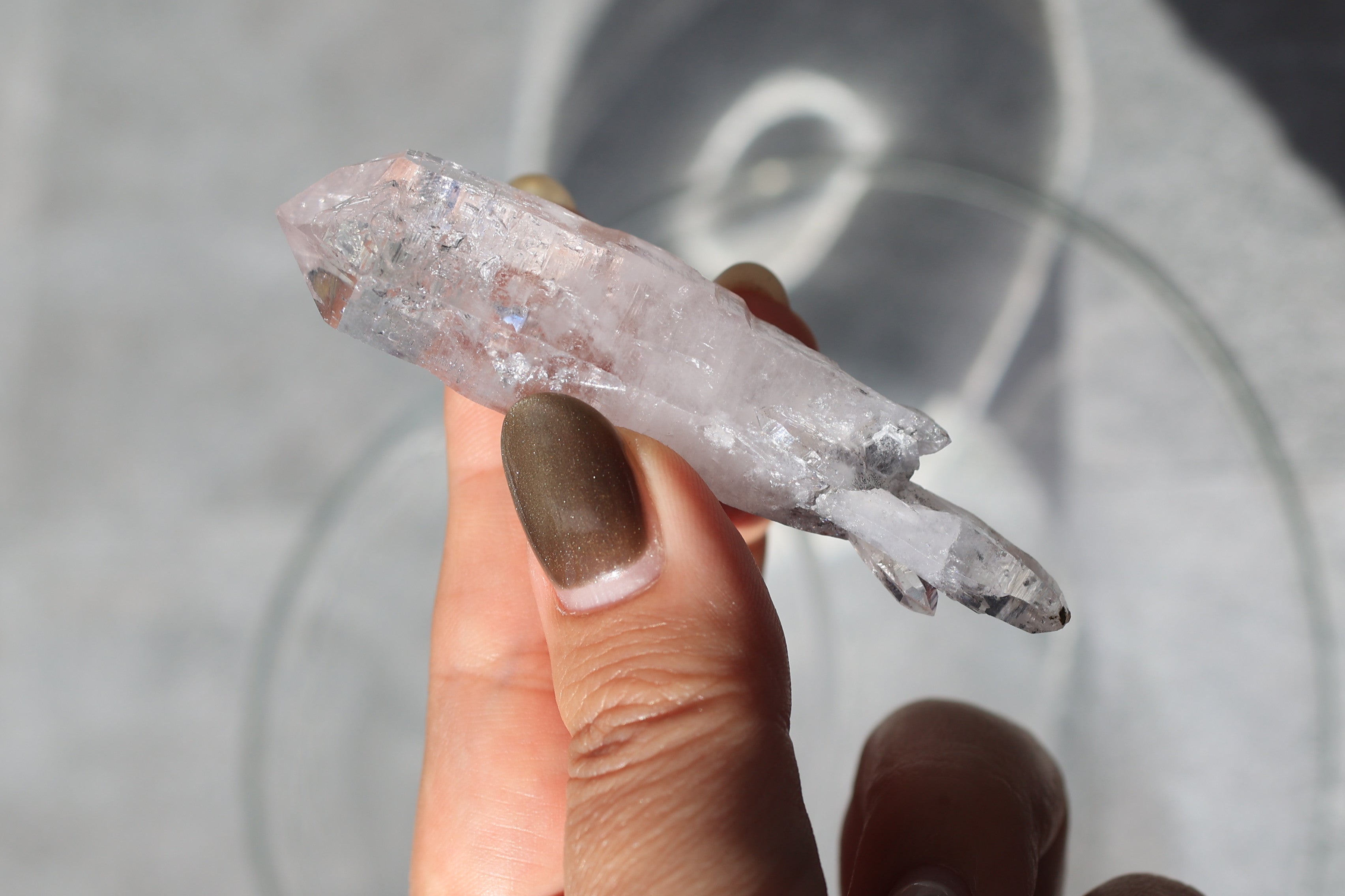 エンハイドロ（水入り）ベラクルスアメジスト「溢れる光」メキシコ産｜天然石 原石 鉱物標本