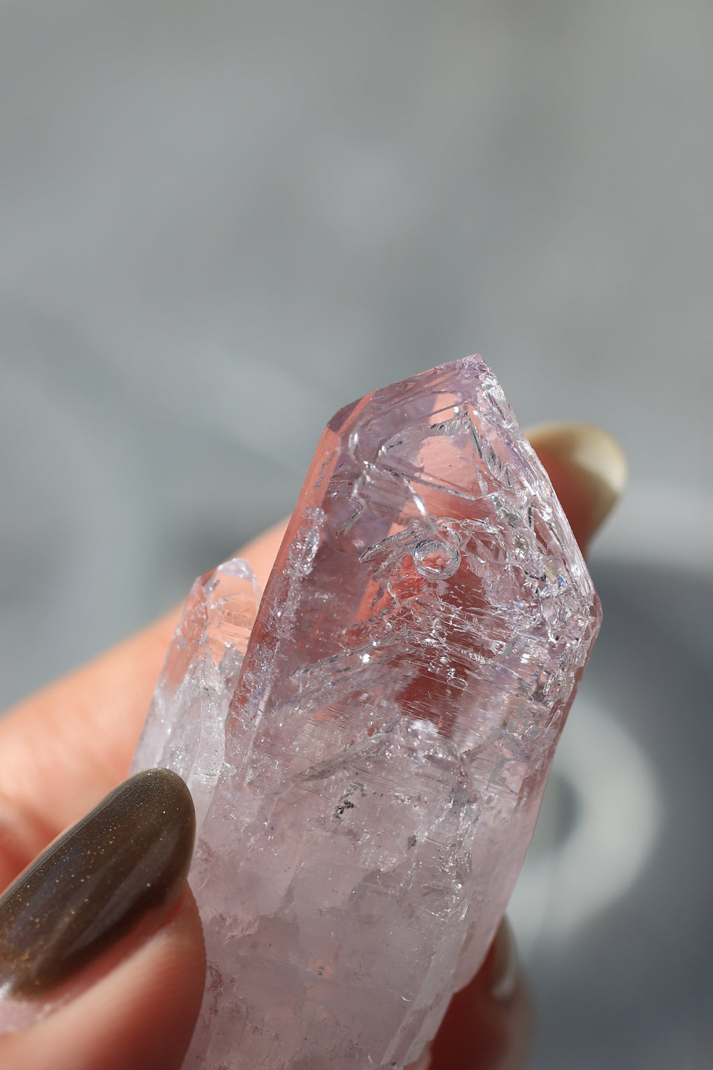 エンハイドロ（水入り）ベラクルスアメジスト「透き通る風」メキシコ産｜天然石 原石 鉱物標本