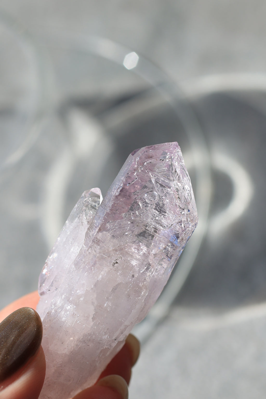エンハイドロ（水入り）ベラクルスアメジスト「透き通る風」メキシコ産｜天然石 原石 鉱物標本