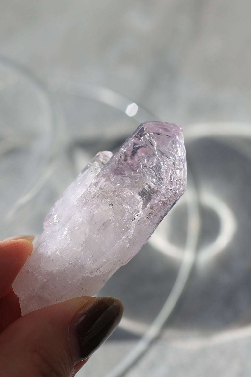 エンハイドロ（水入り）ベラクルスアメジスト「透き通る風」メキシコ産｜天然石 原石 鉱物標本