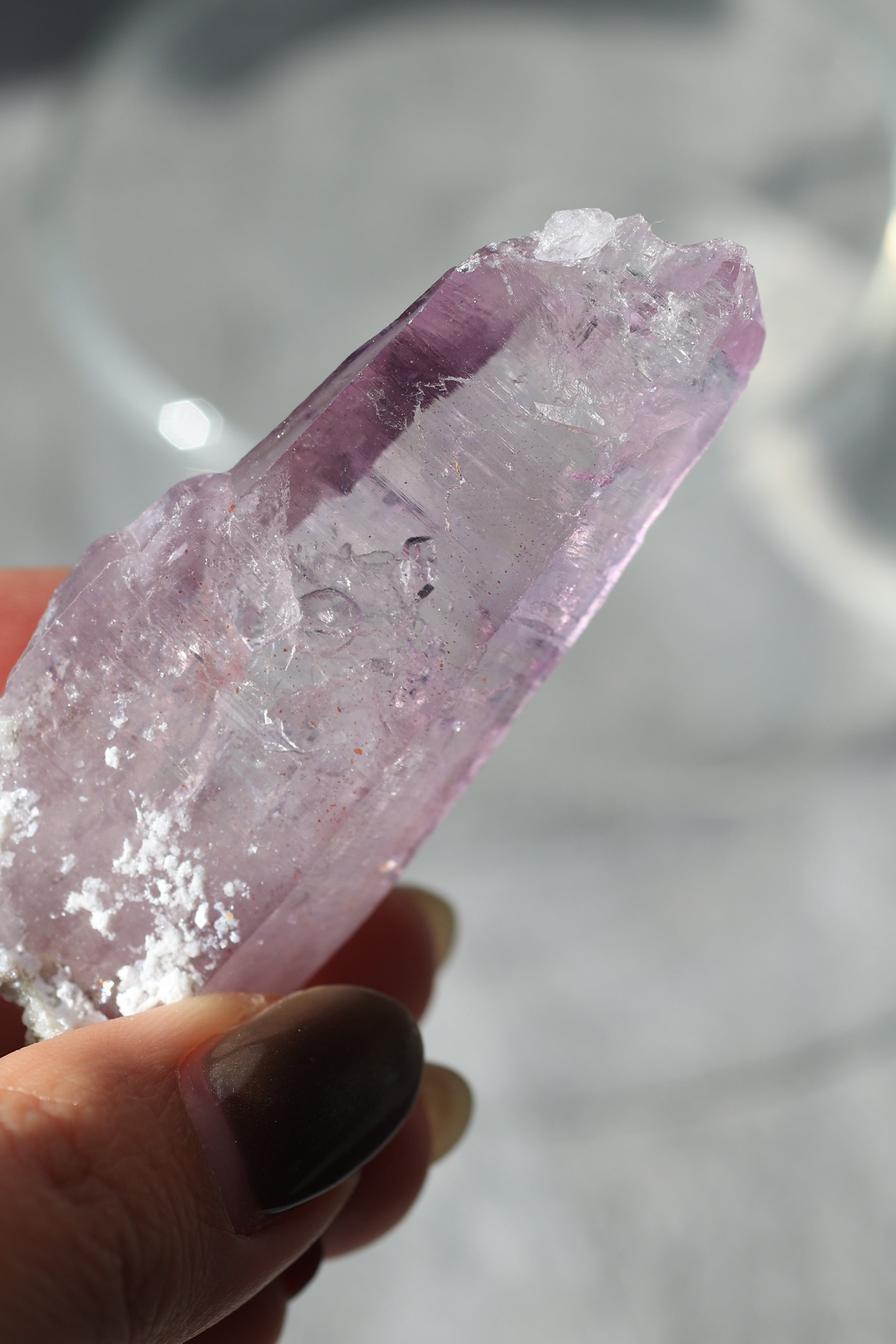 エンハイドロ（水入り）ベラクルスアメジスト「夢の雫」メキシコ産｜天然石 原石 鉱物標本