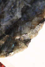 ラブラドライト｜スライスプレート「銀河の煌めき」マダガスカル産｜天然石 鉱物標本