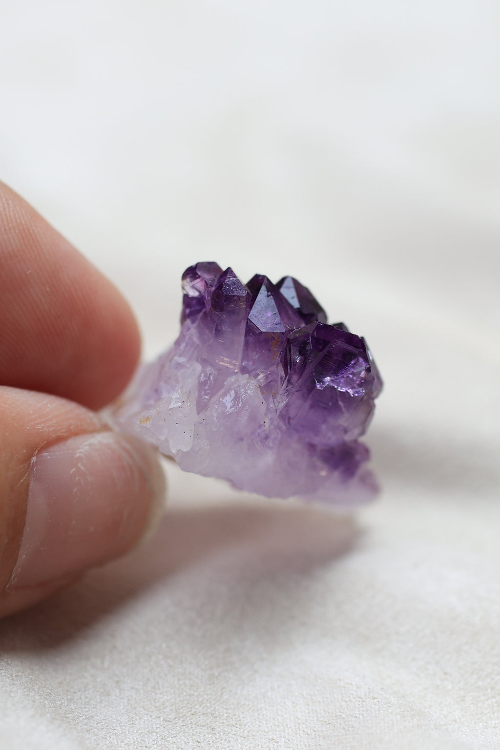 カルールアメジスト「紫紺の静寂」インド産｜天然石 原石 鉱物標本