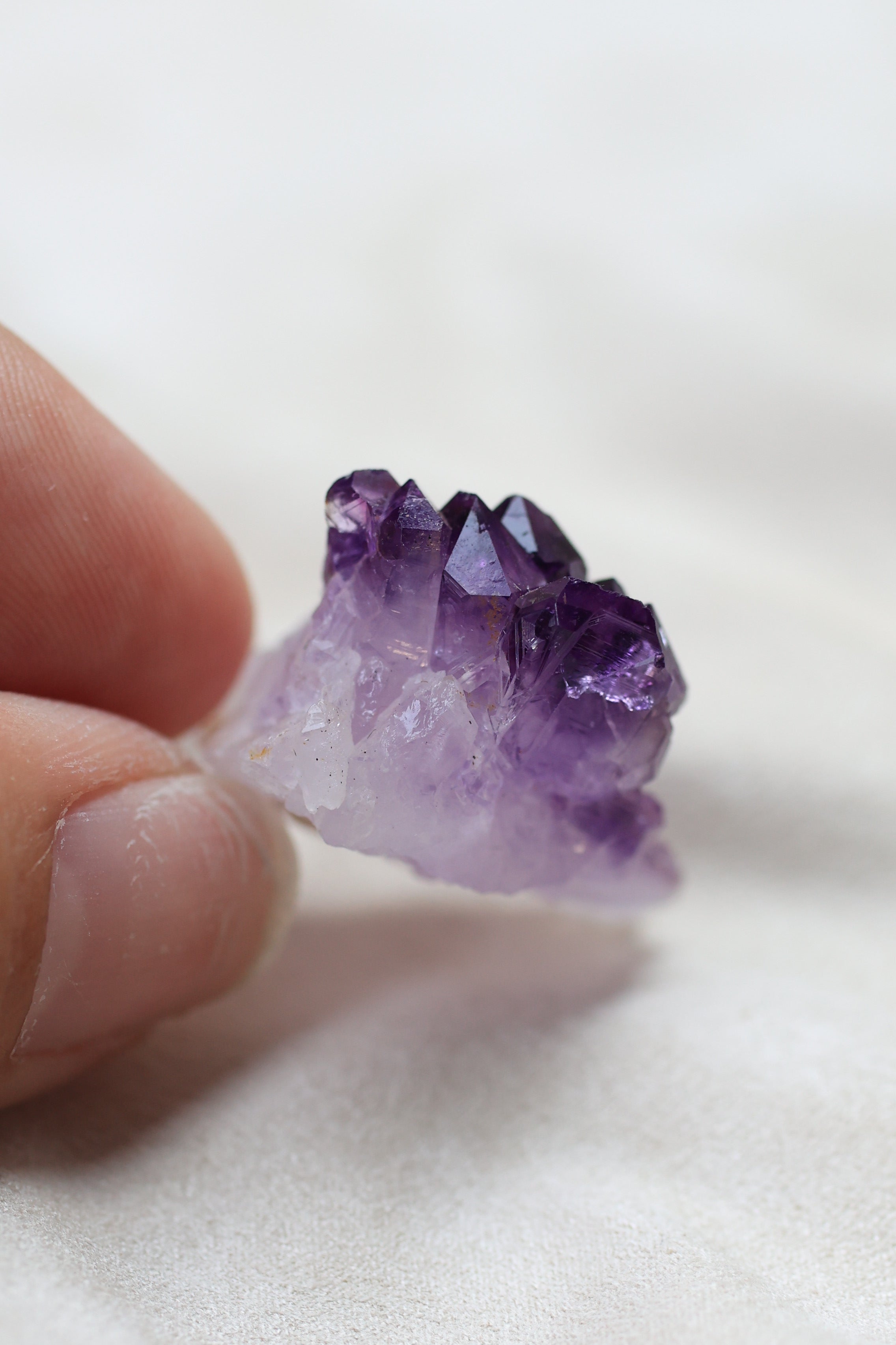 カルールアメジスト「紫紺の静寂」インド産｜天然石 原石 鉱物標本